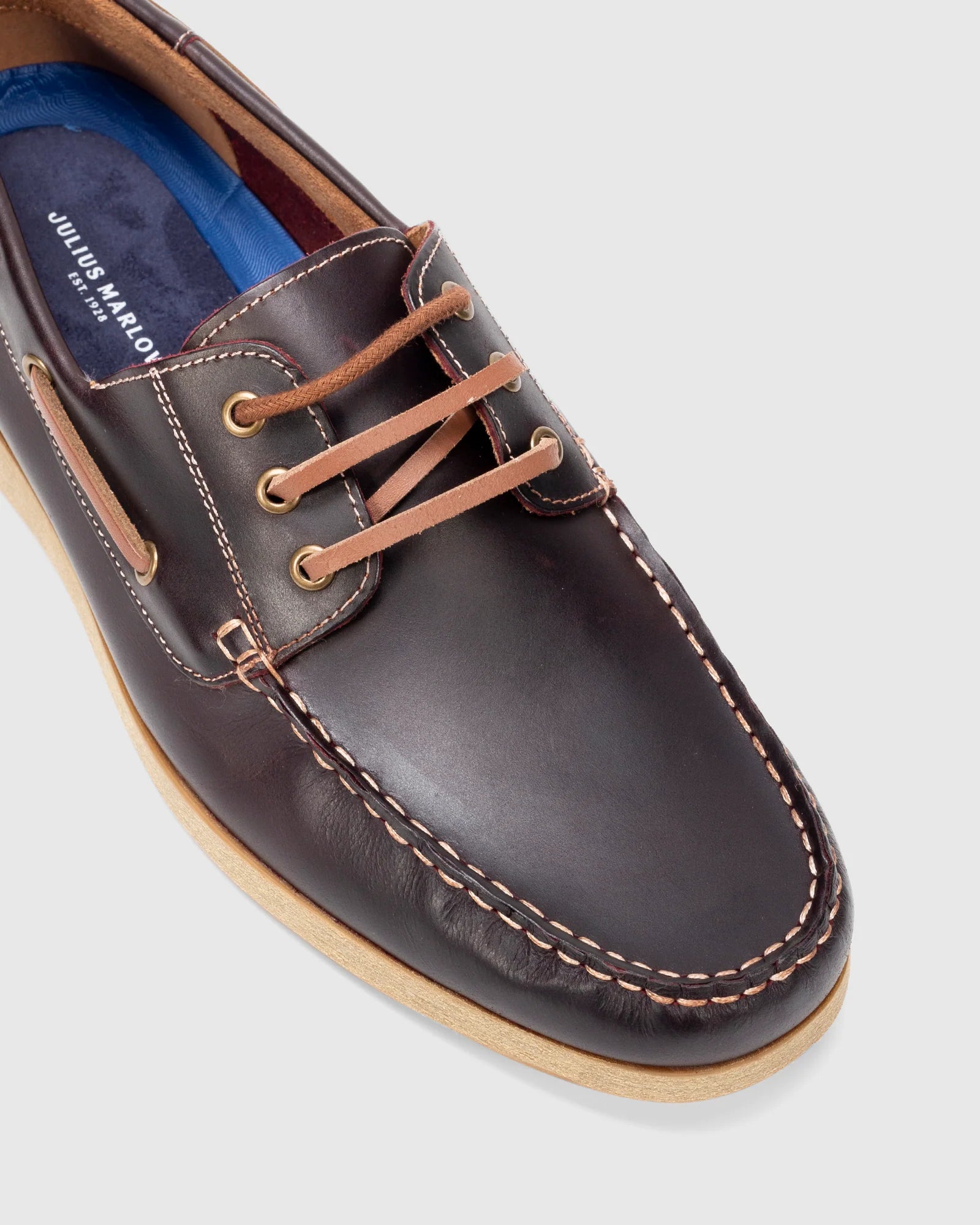 LAUNCH BOAT SHOE MAHOGANY