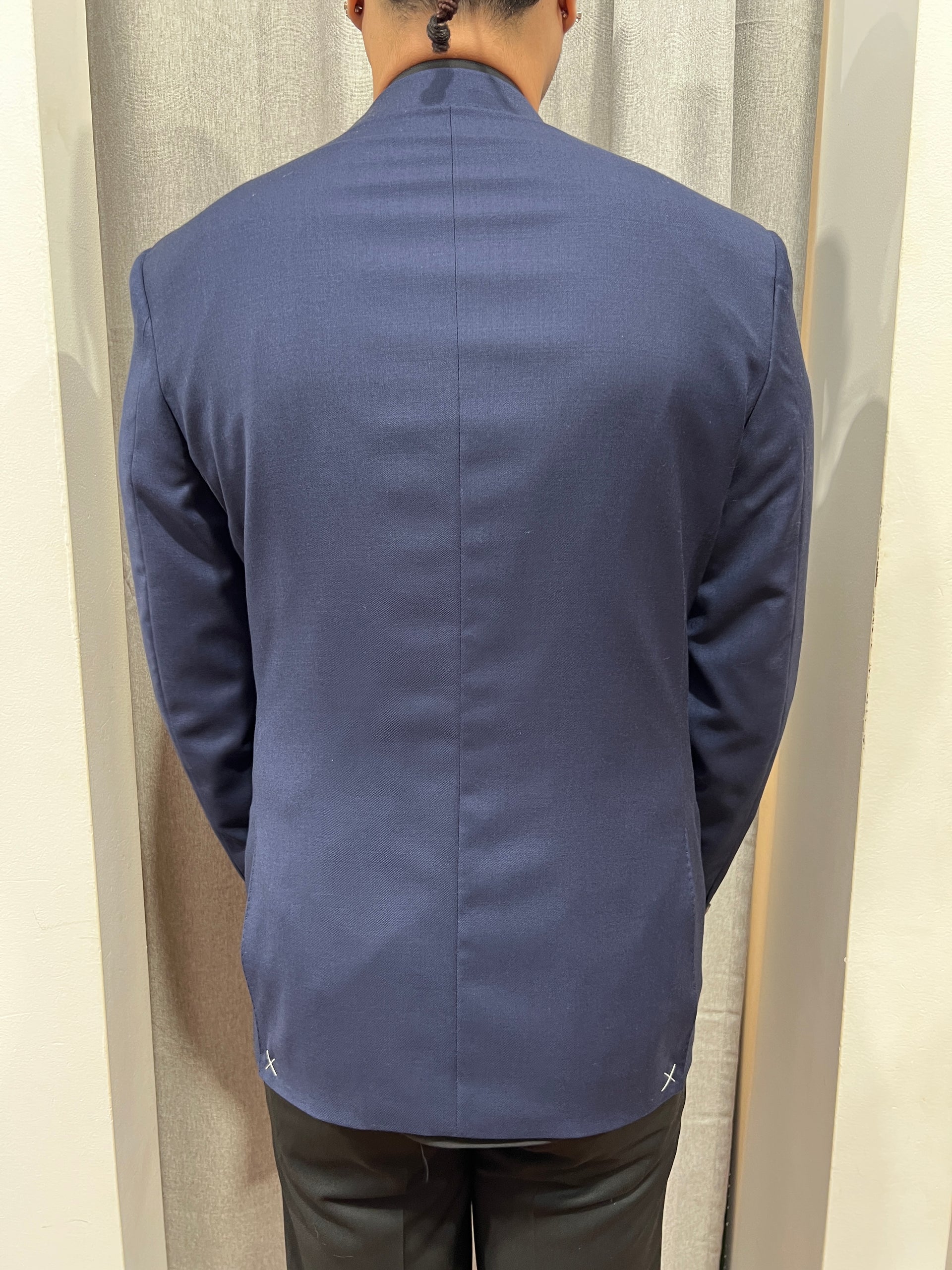 A0521512S PURE WOOL JACKET ROYAL BLUE