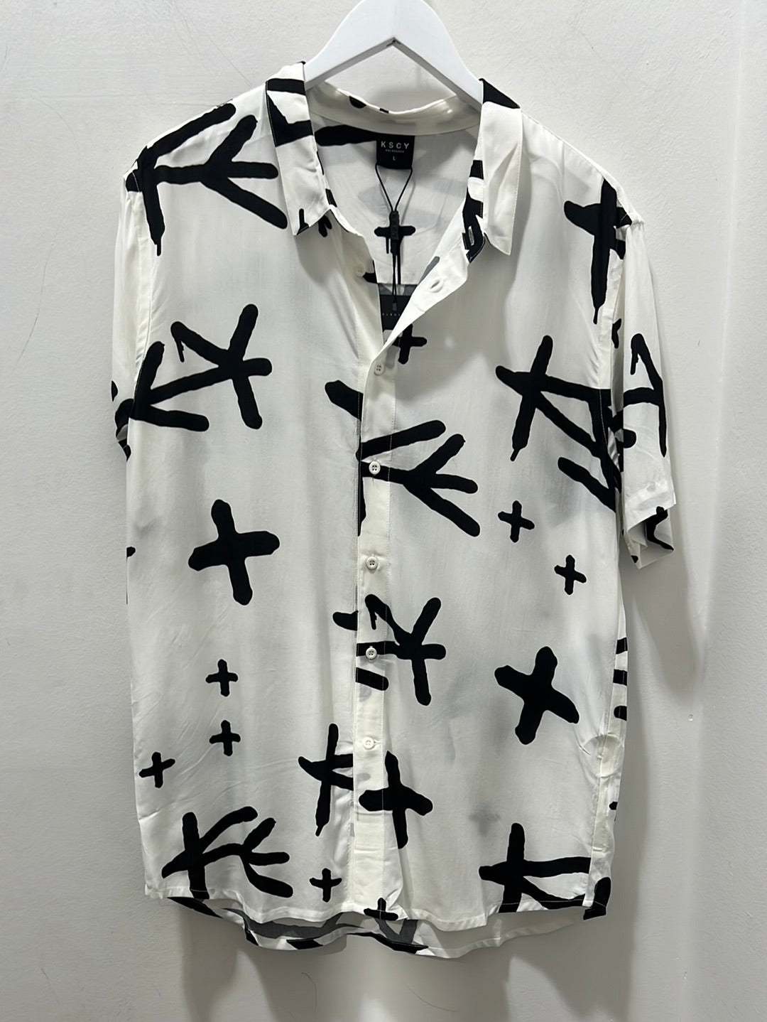 CAPTOR PARTY SHIRT - WHITE/BLK