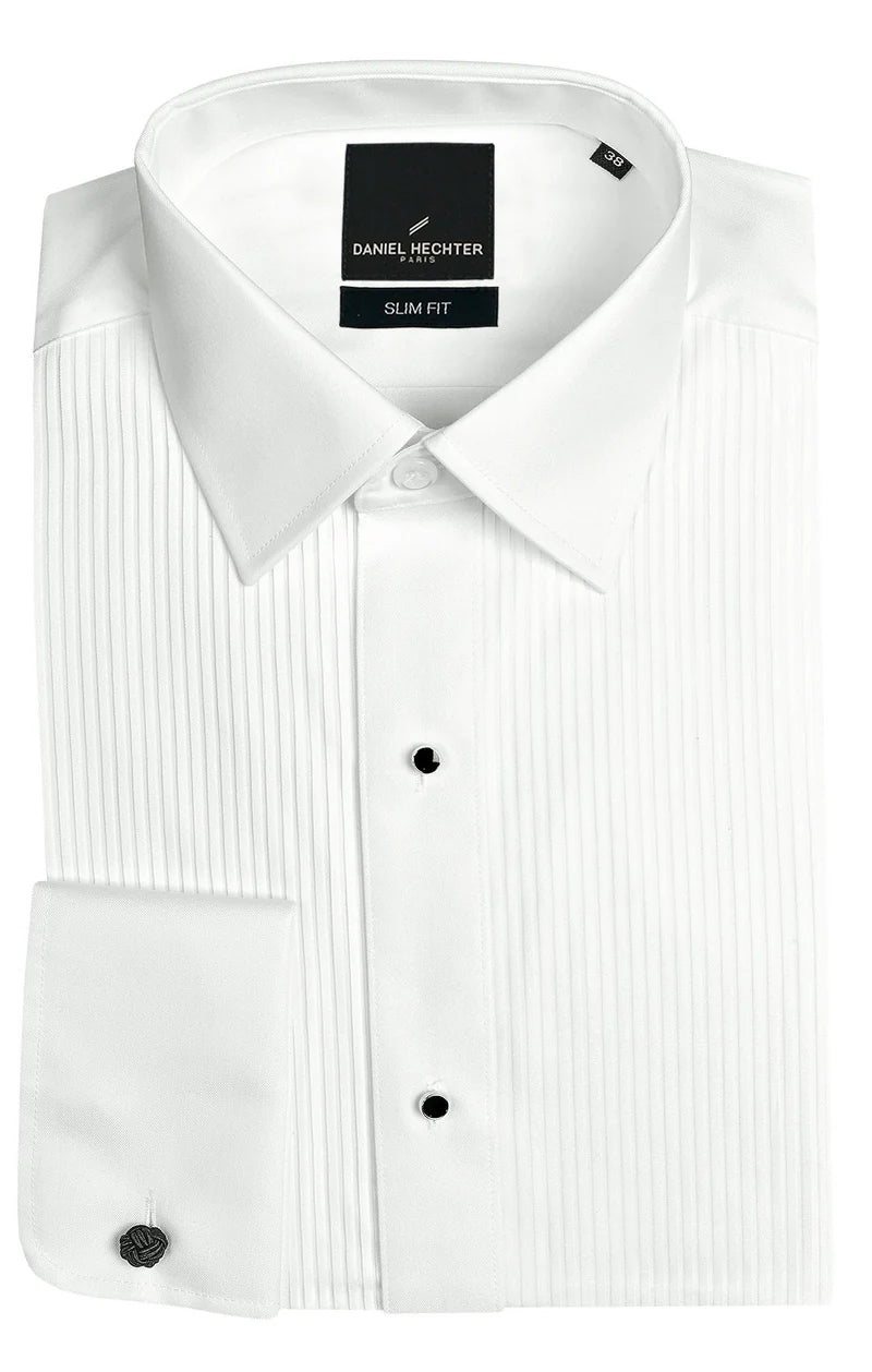 ST5WTDSF FRILL DINNER SHIRT WHITE