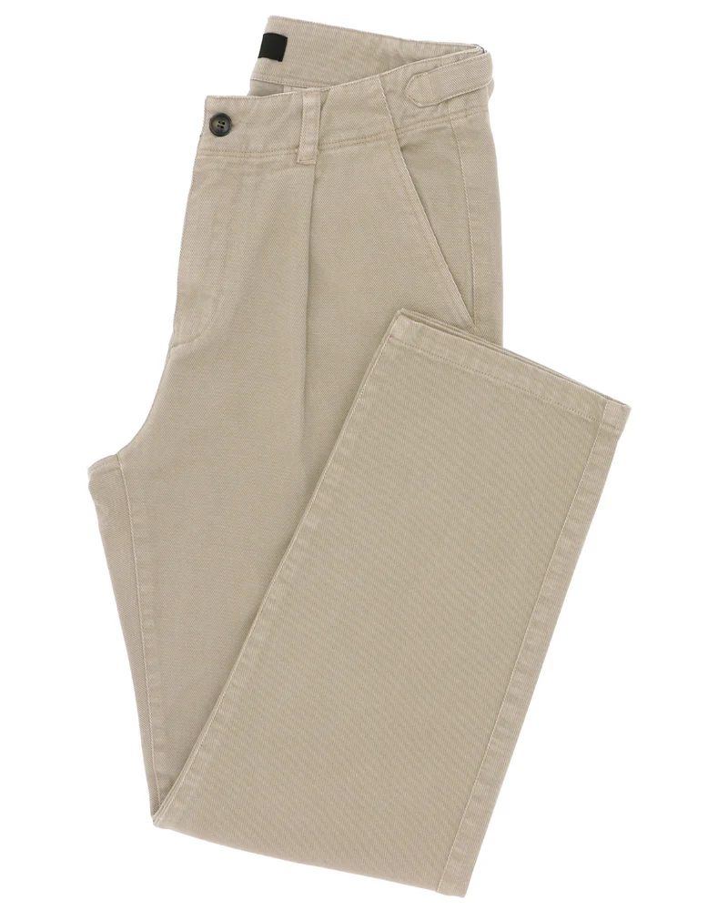 MILO SIDE TAB COTTON CHINO SAND