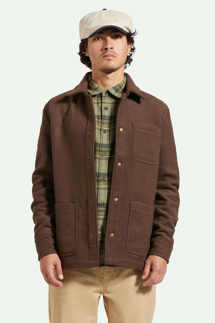 SHOP CHORE COAT HEATHER PINECONE BROWN