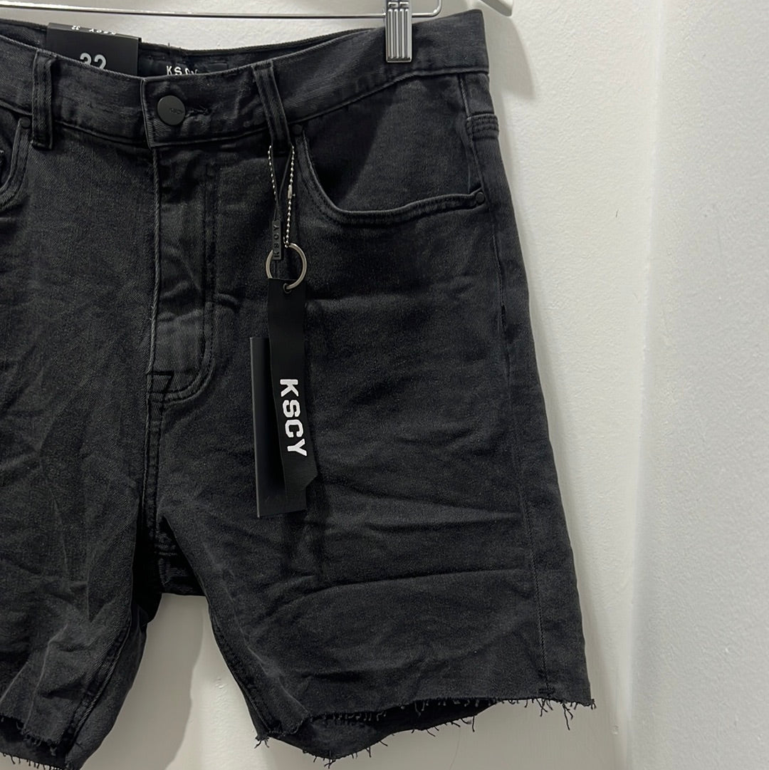 KS5 DENIM SHORT - VINTAGE BLACK