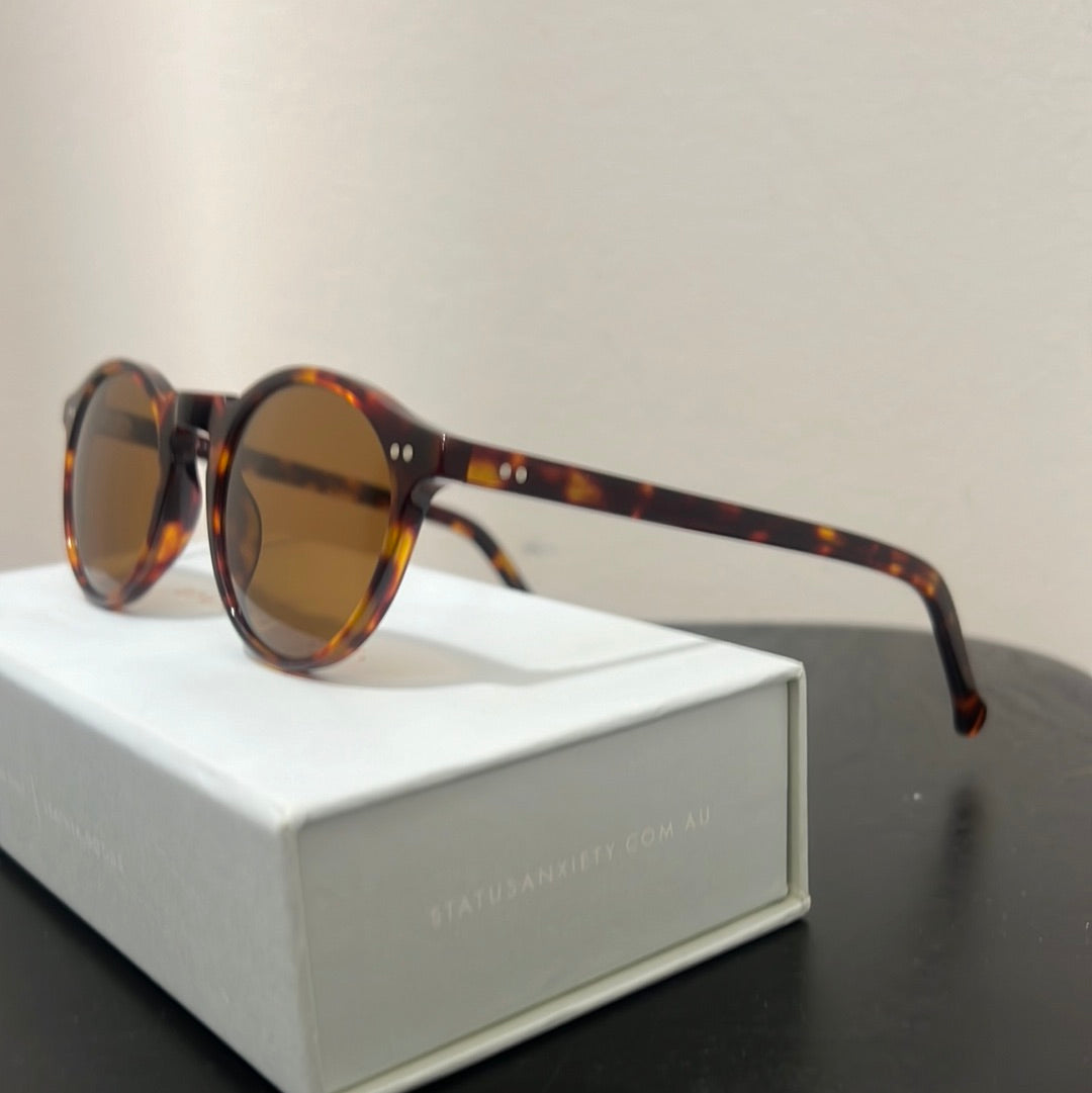 ASCETIC SUNGLASSES - BROWN TORT