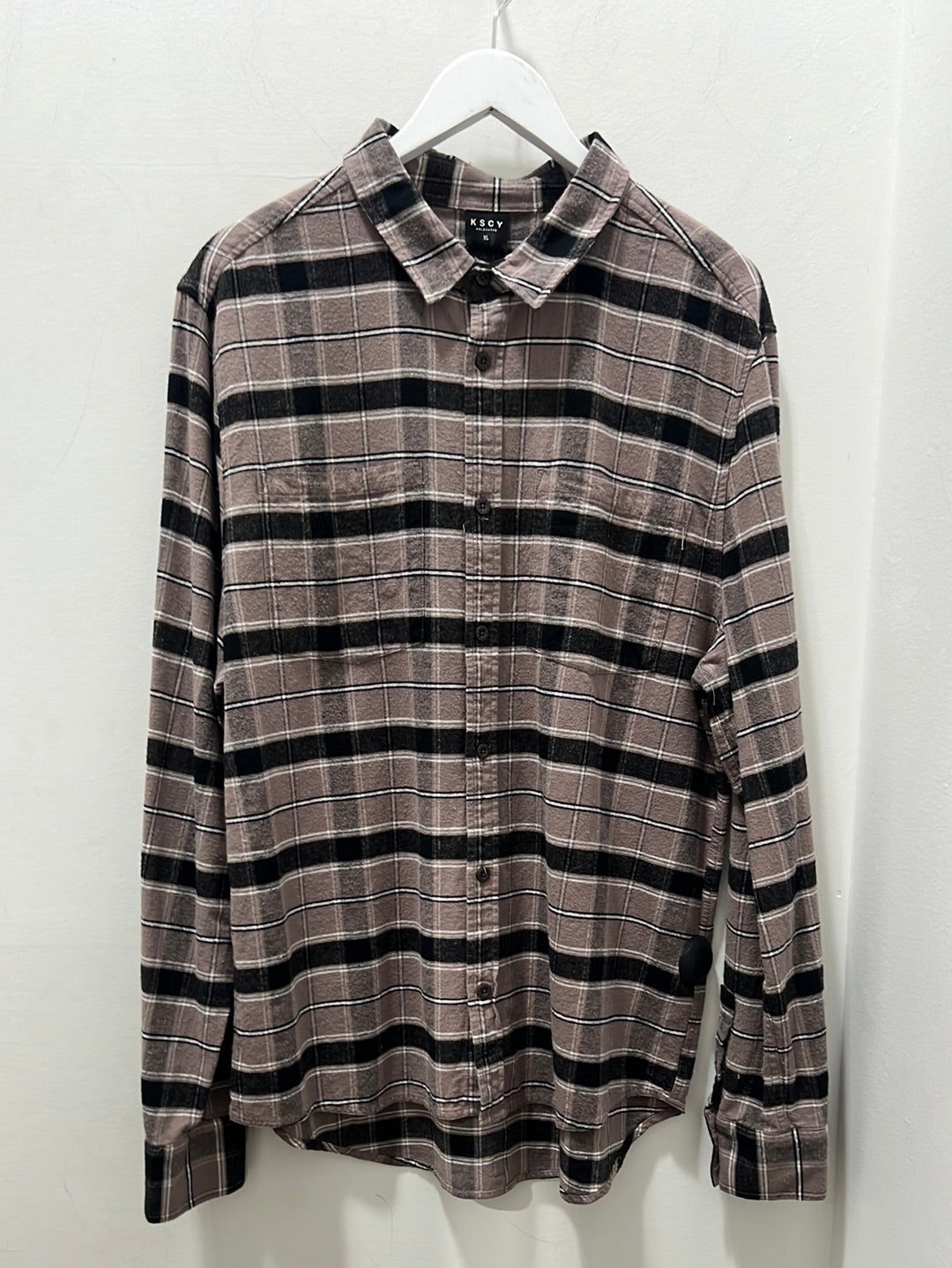 HARLEM STANDARD LS SHIRT - IRON CHECK