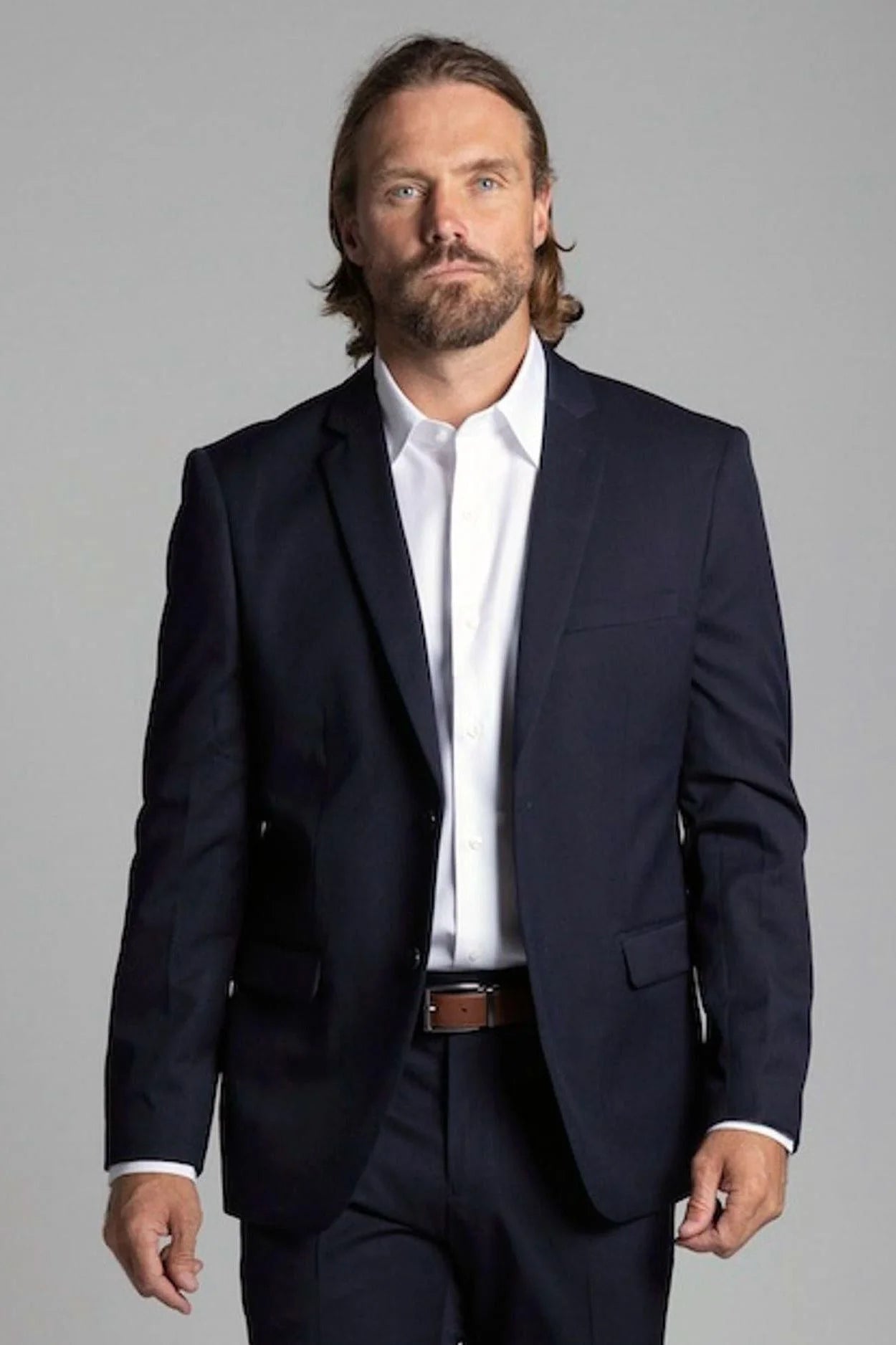 CILENTO SLIM SUIT JACKET NAVY