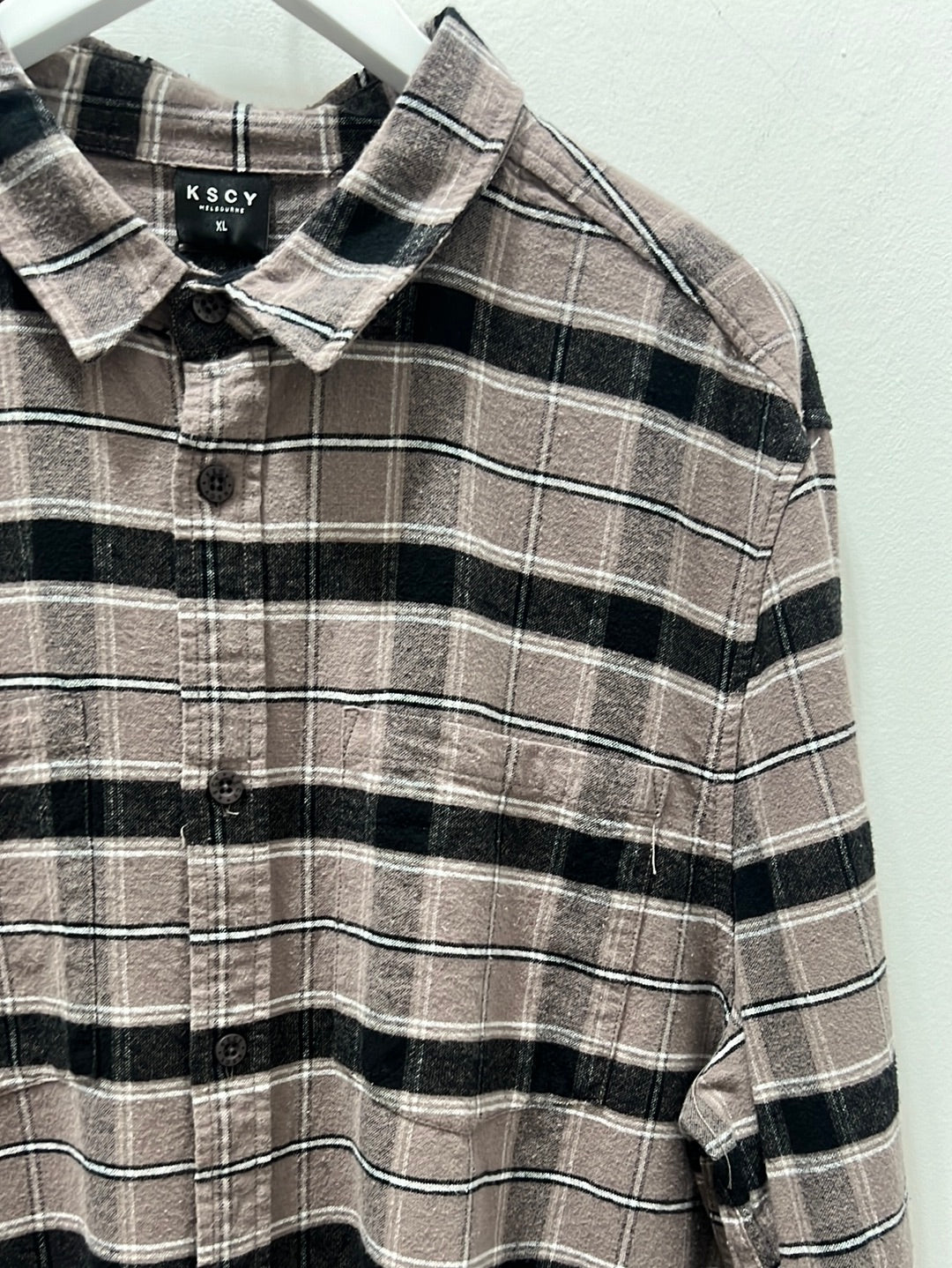 HARLEM STANDARD LS SHIRT - IRON CHECK