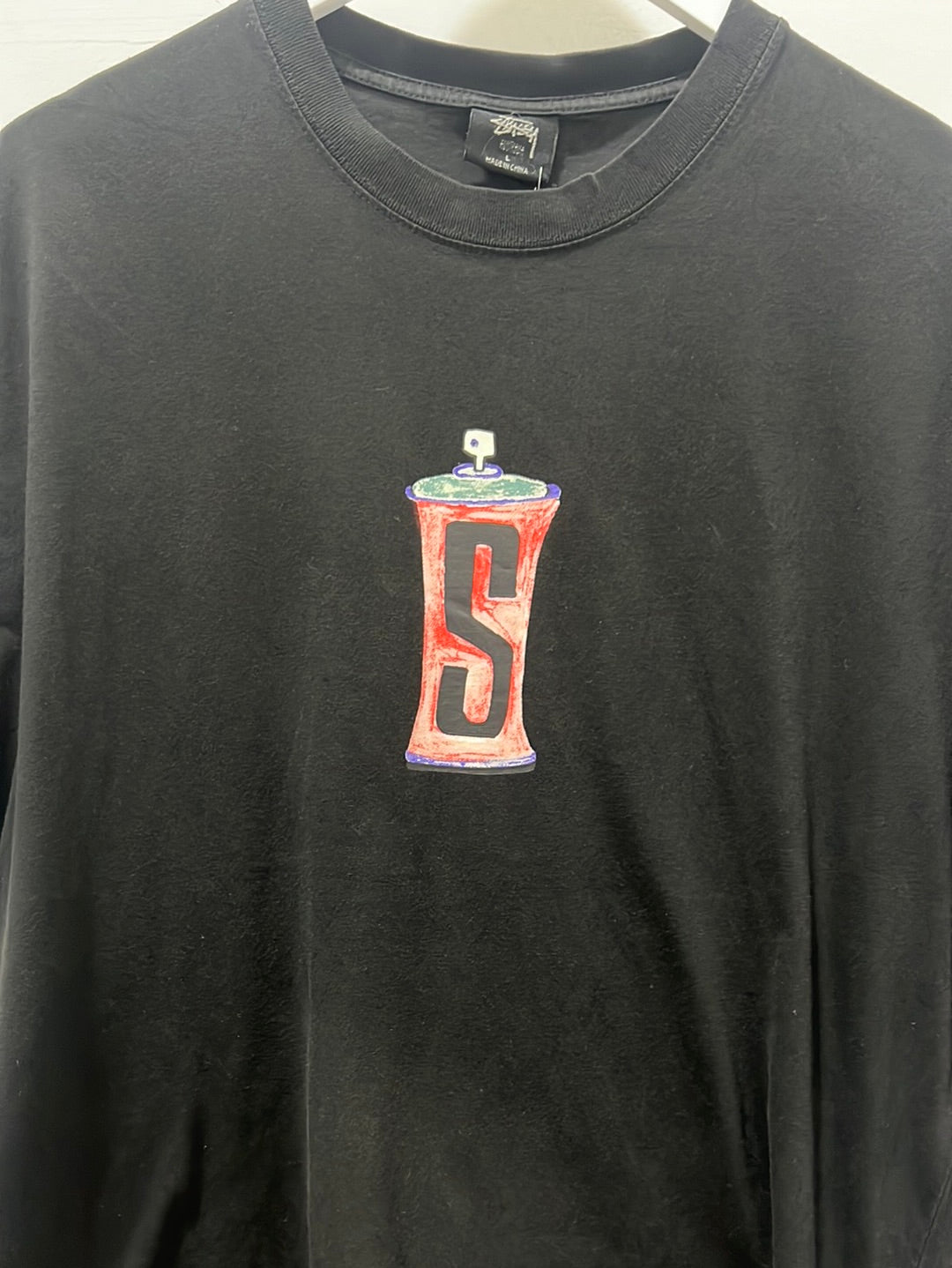 SPRAYCAN SS TEE PIGMENT BLACK