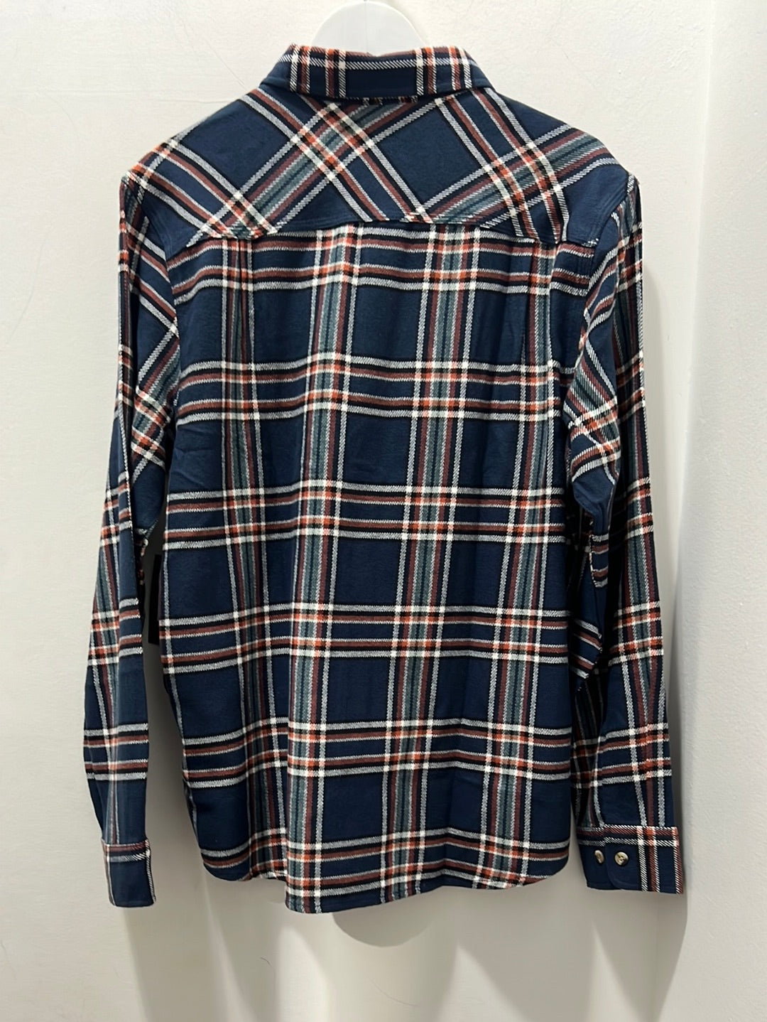 BOWERY LS FLANNEL - NAVY/OWH/TER