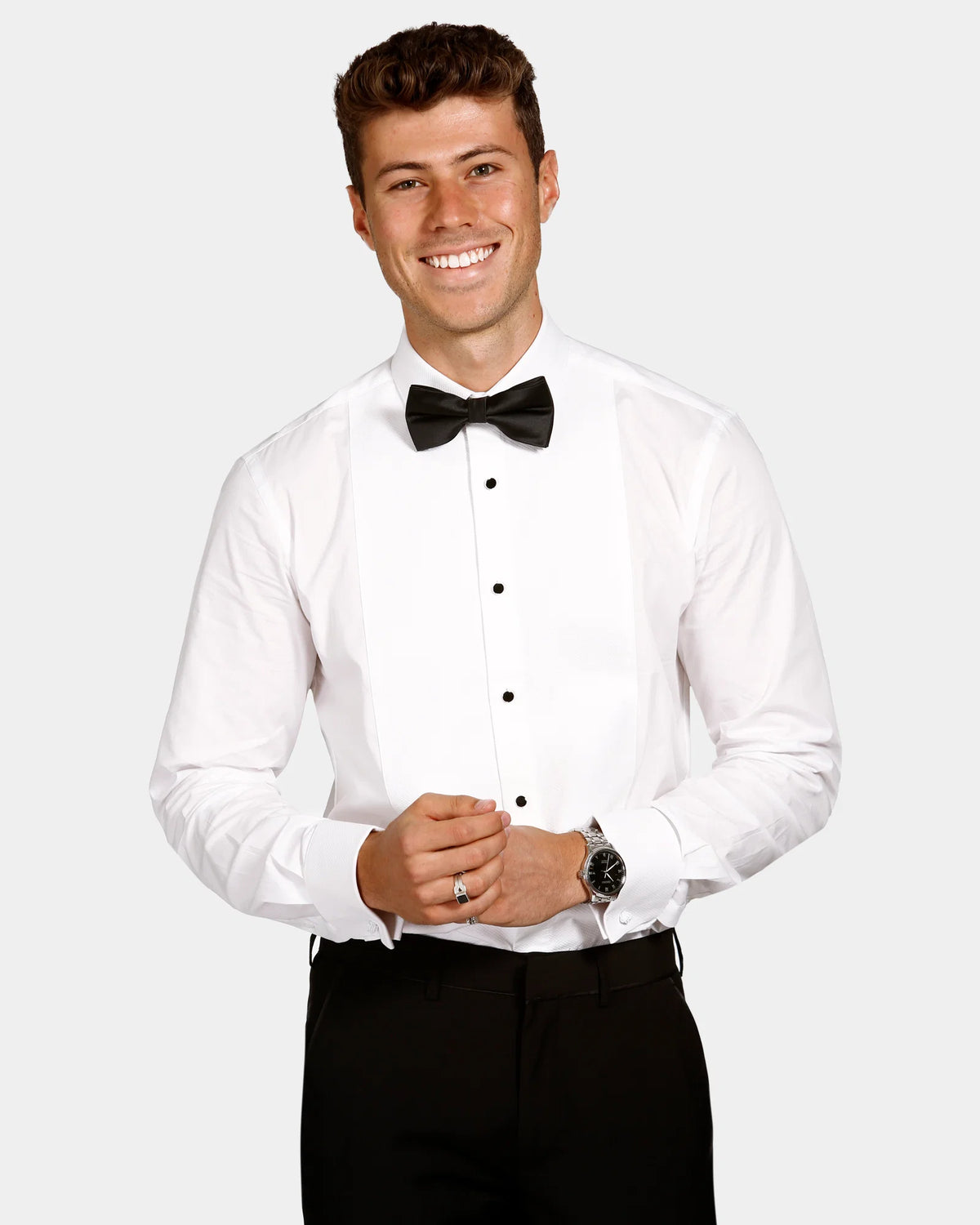 BFC2299 TUXEDO DINNER SHIRT WHITE