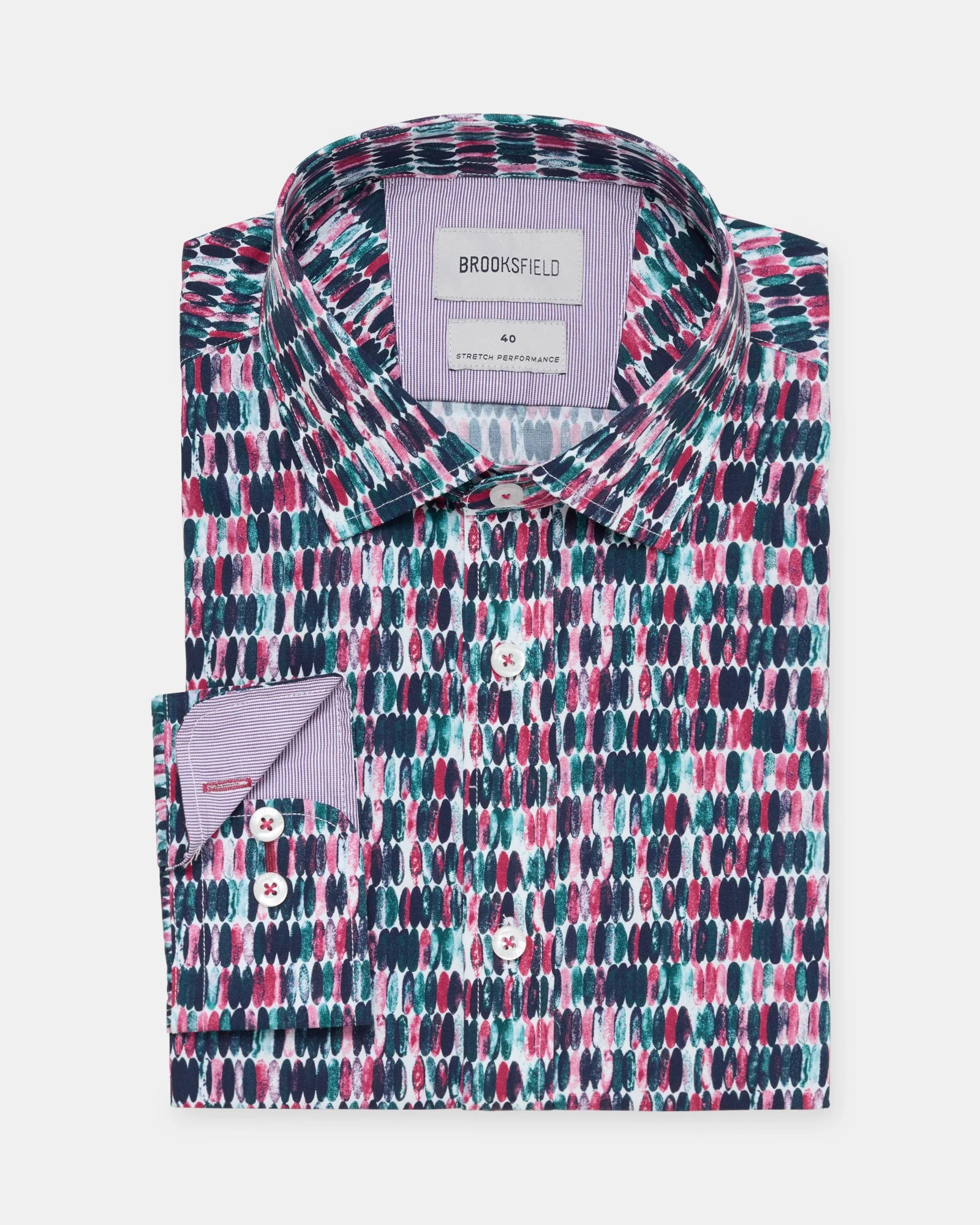 BFC2526 STRETCH PERFORMANCE SHIRT BOYSENBERRY