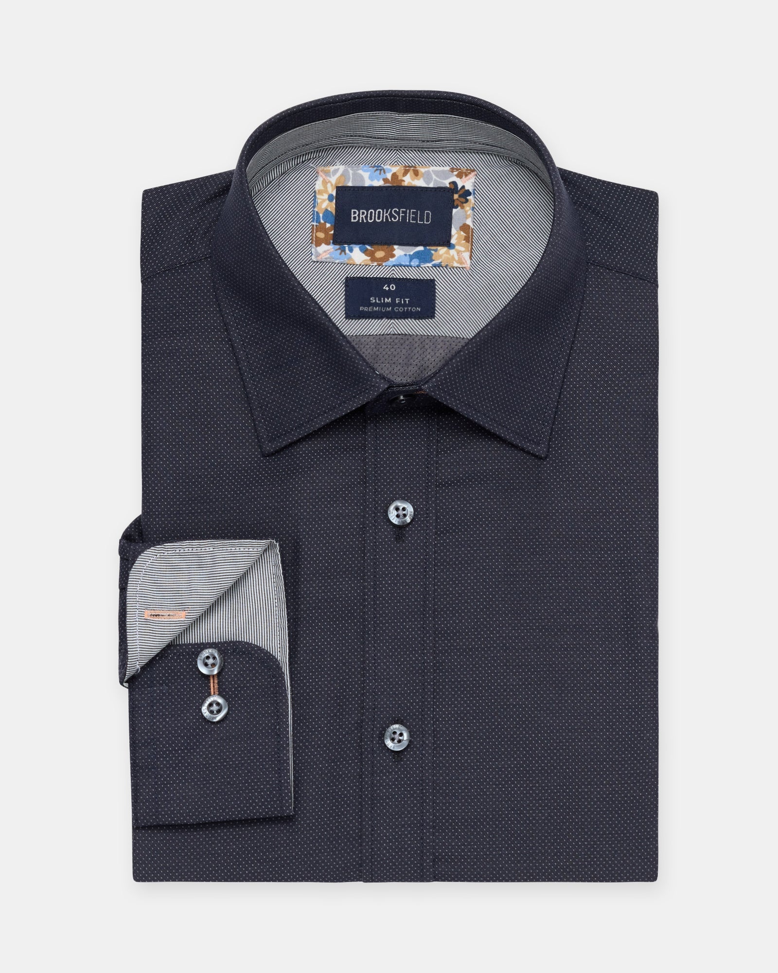 BFC2549 PREMIUM COTTON SHIRT CHARCOAL