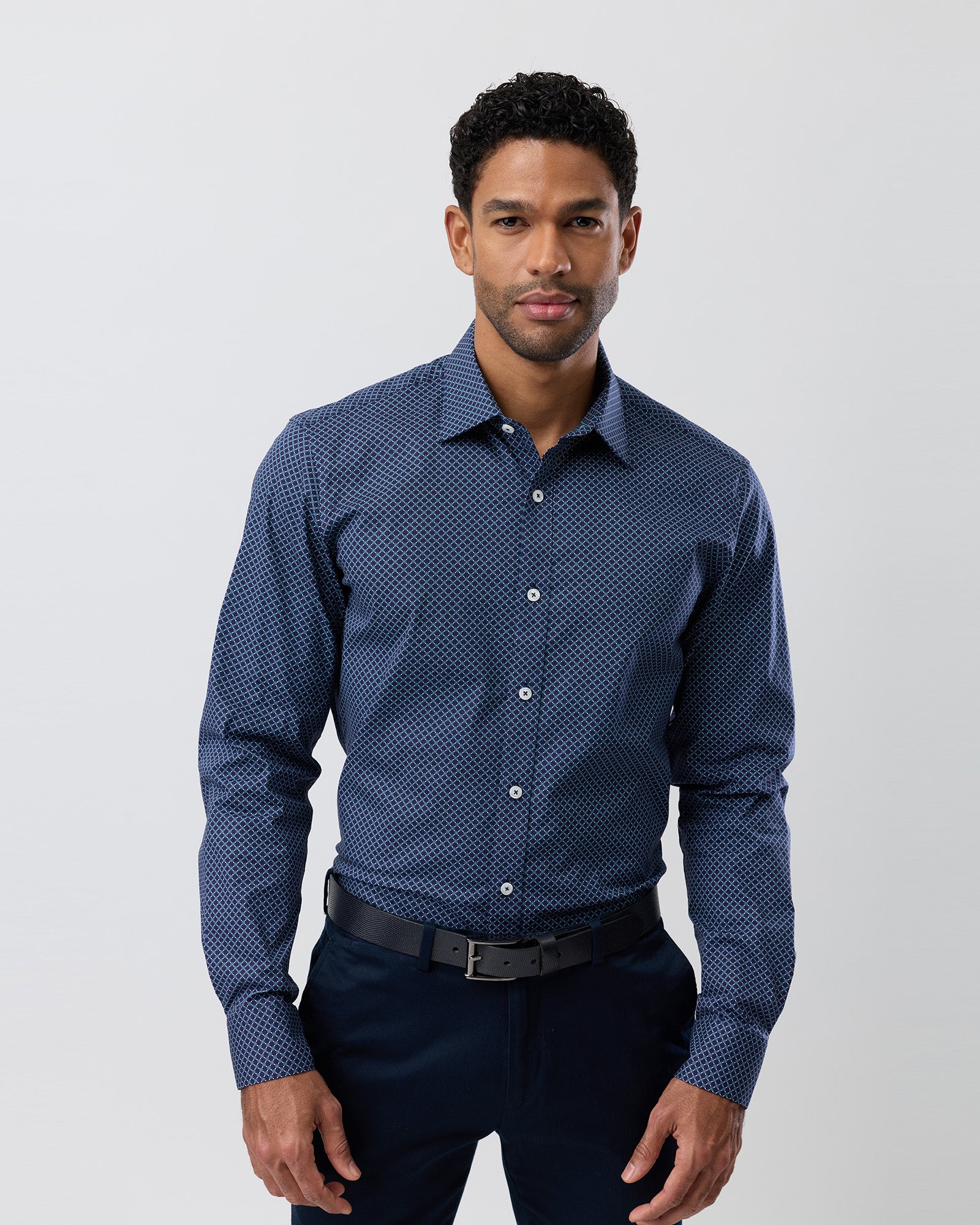 BFC2581 DRESS SHIRT NAVY