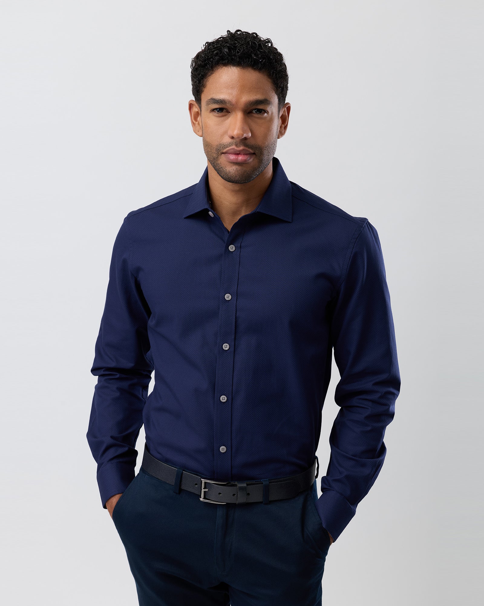 BFC2588 DRESS SHIRT NAVY