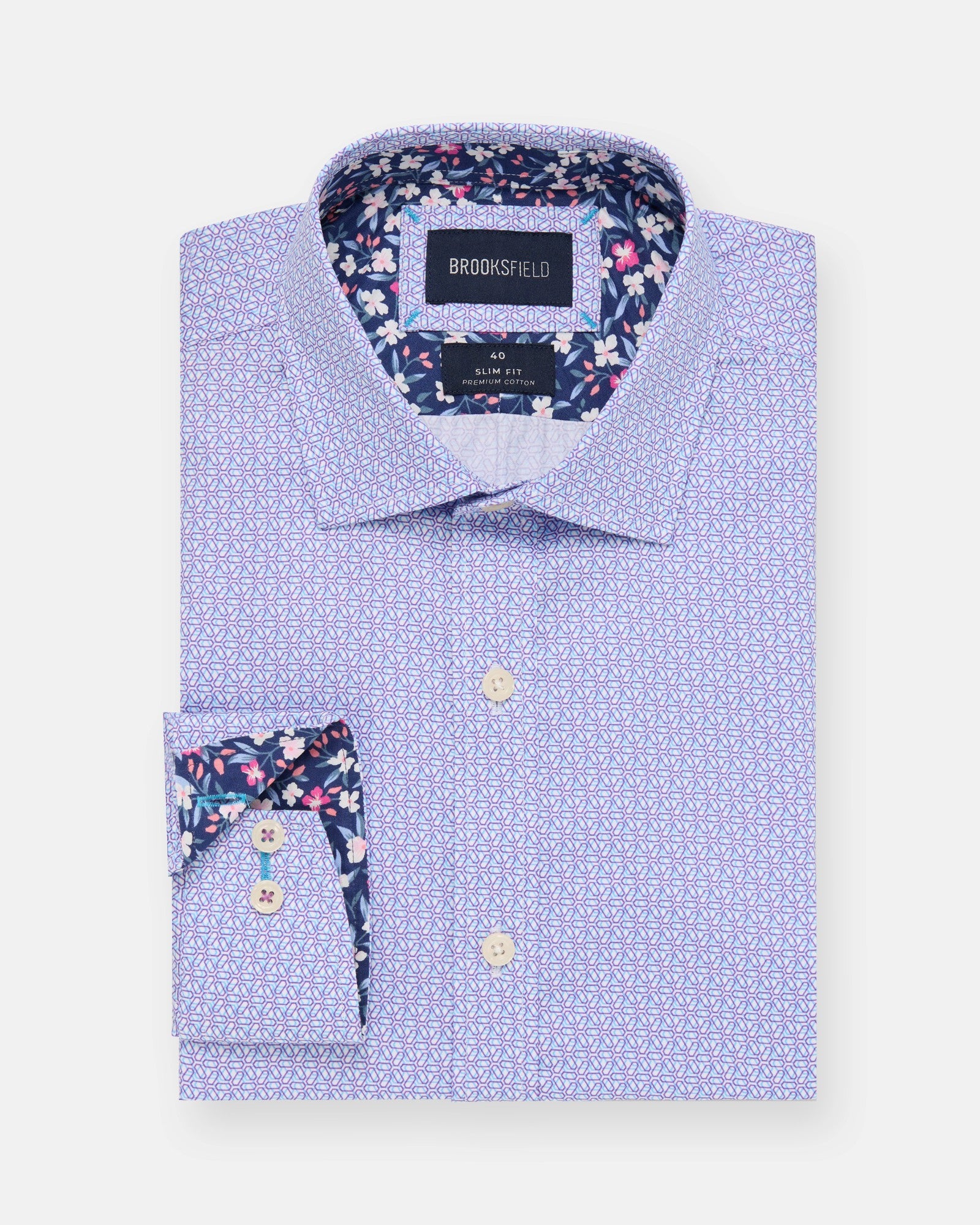 BFC2590 DRESS SHIRT LILAC
