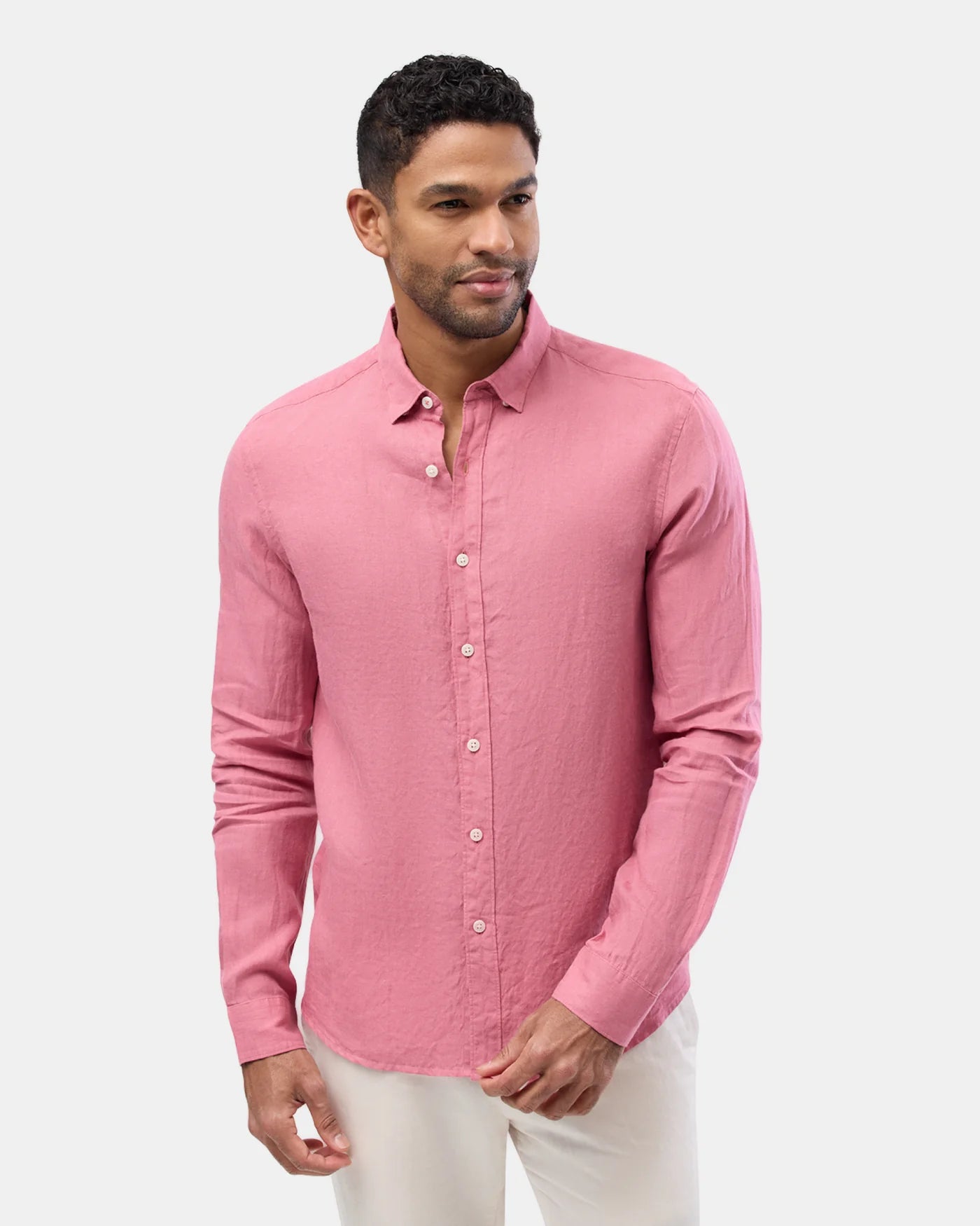 BFS1113 SHIRT DUSTY ROSE