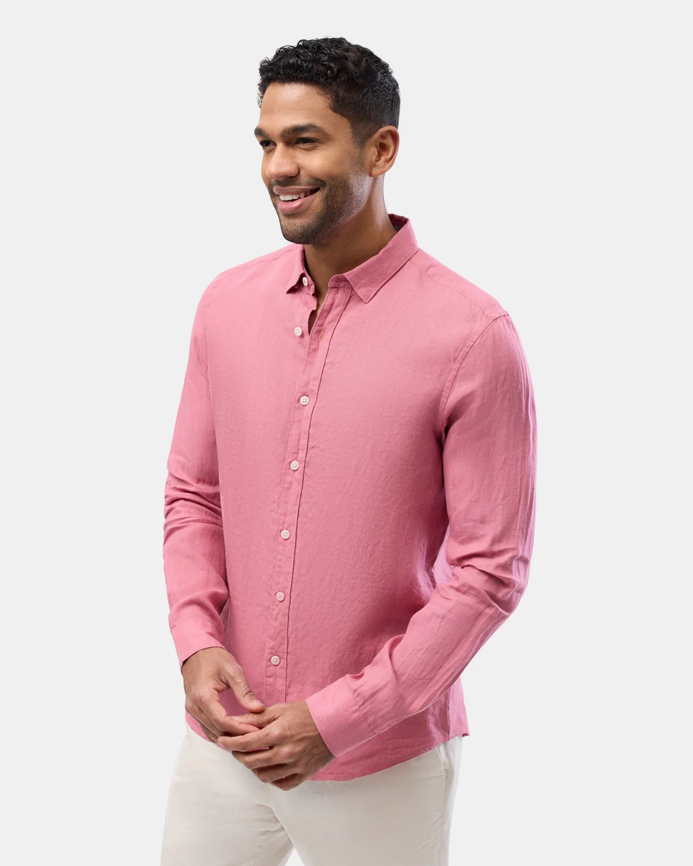 BFS1113 SHIRT DUSTY ROSE