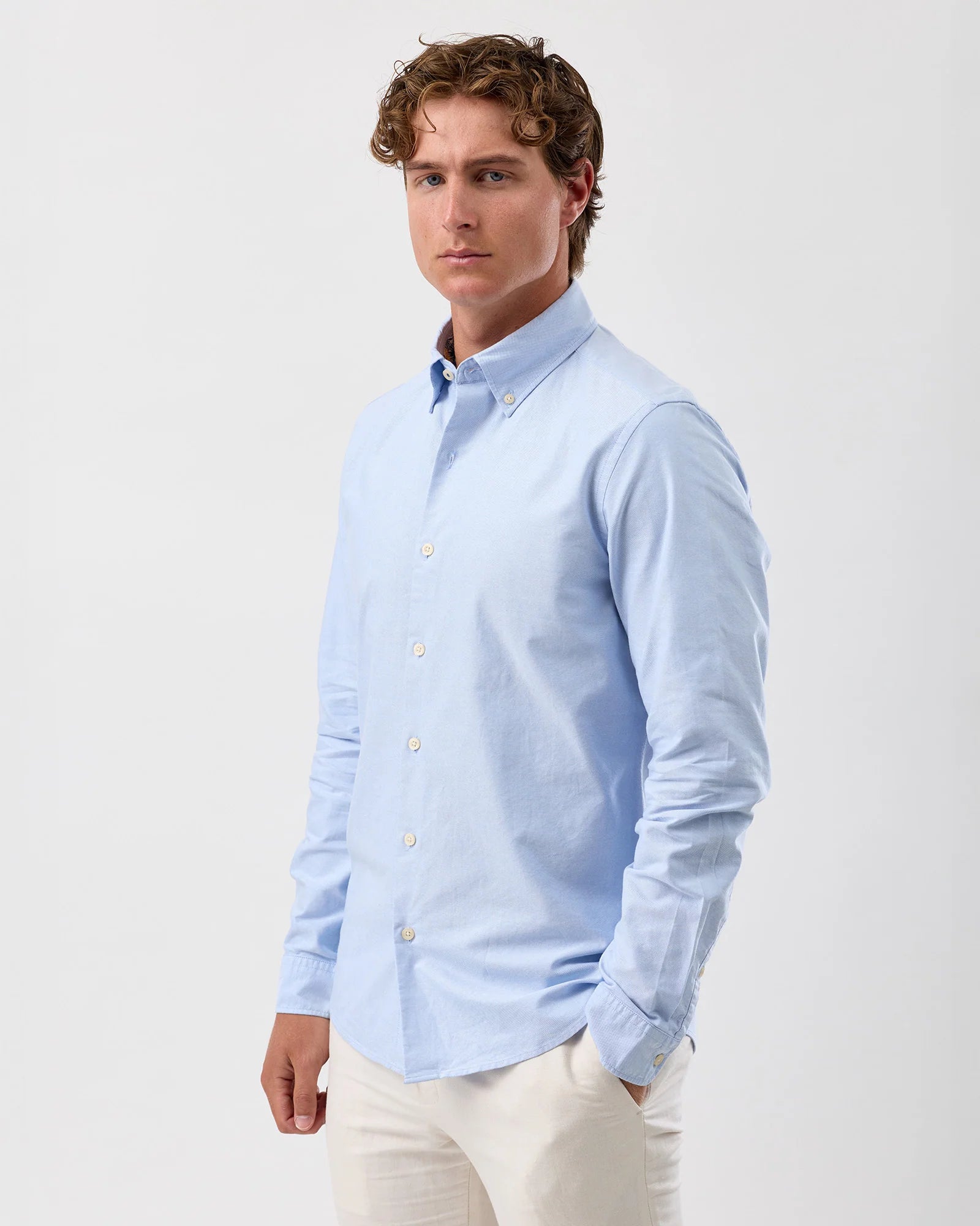BFS800 ROYAL OXFORD SHIRT BLUE