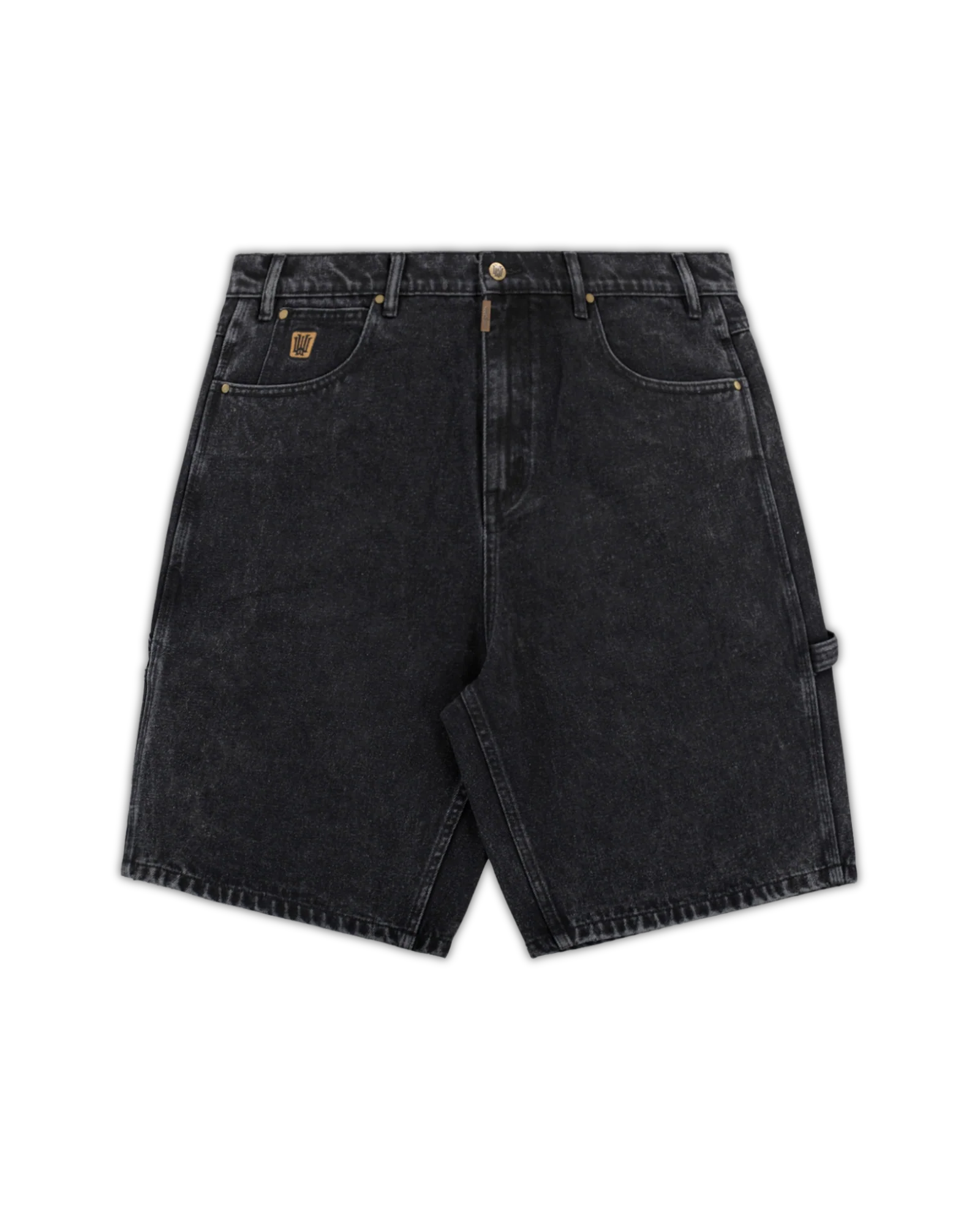 BOOSTER DENIM SHORT WASHED BLACK