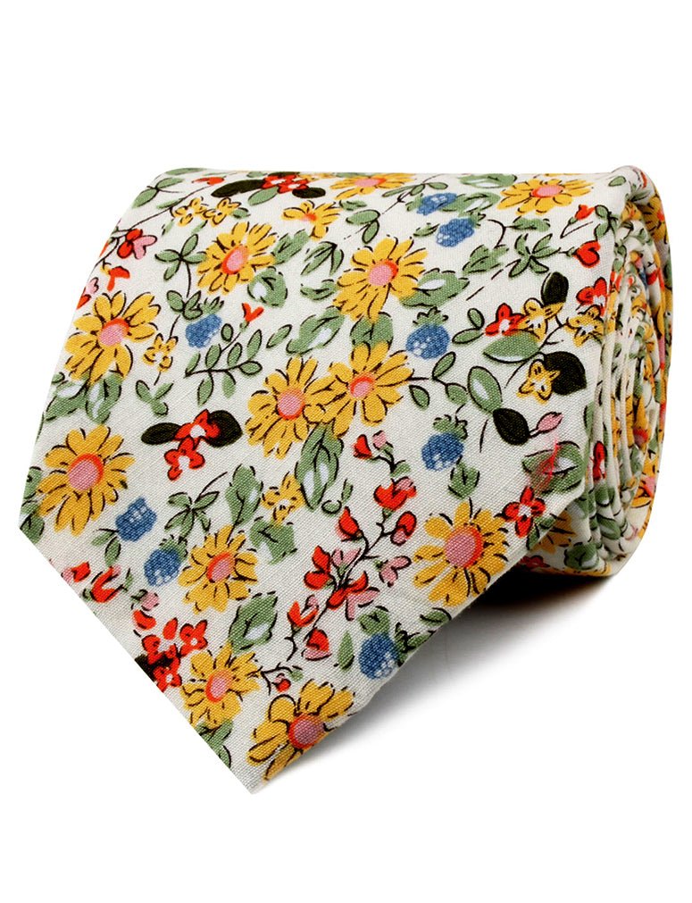 BELLE DANSER FLORAL NECKTIE C554