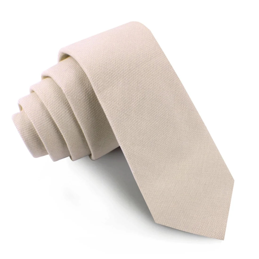 LINEN SKINNY TEE BISCOTTI CREAM