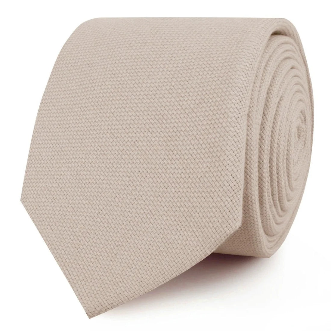 LINEN SKINNY TEE BISCOTTI CREAM