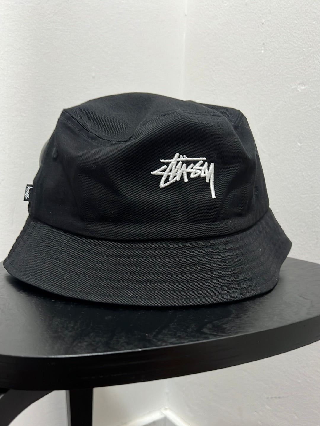 STOCK BUCKET HAT BLACK