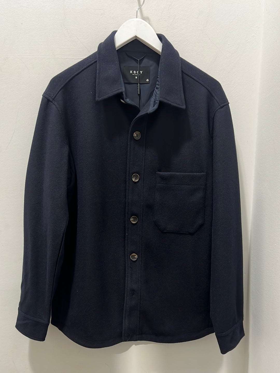 COASTAL MELTON JACKET - NAVY