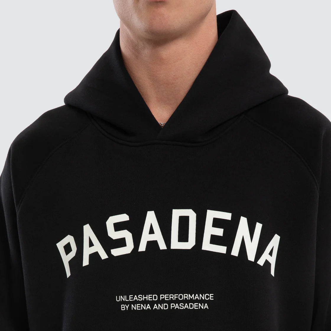 RICH RAGLAN FLEECE HOODIE ANTHRACITE HOOD