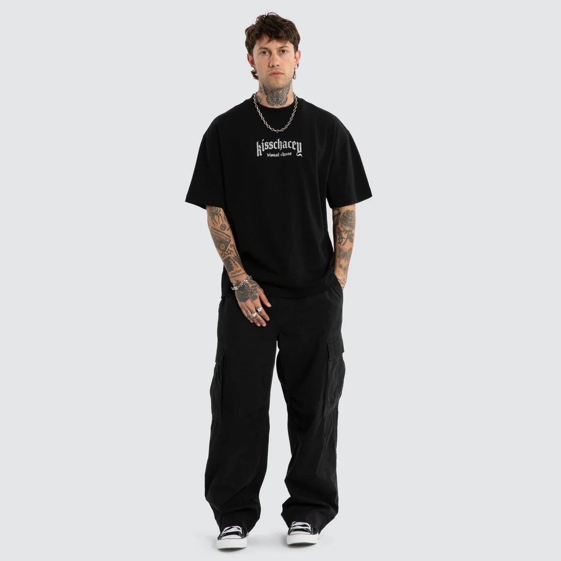 DECIMATION STREET TEE JET BLACK