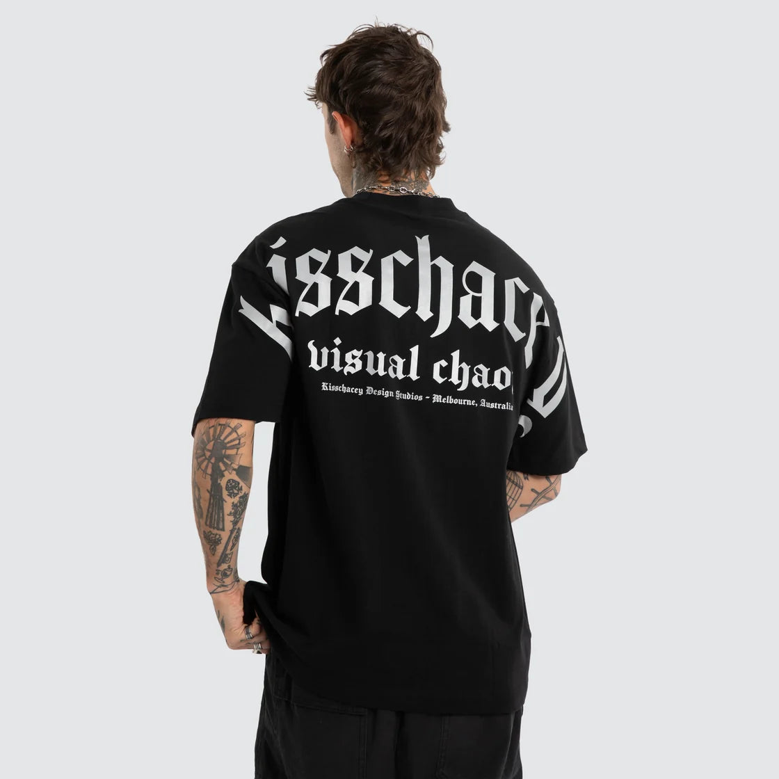 DECIMATION STREET TEE JET BLACK
