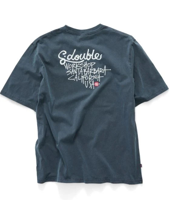 WORKSHOP TEE OVERDYE NAVY