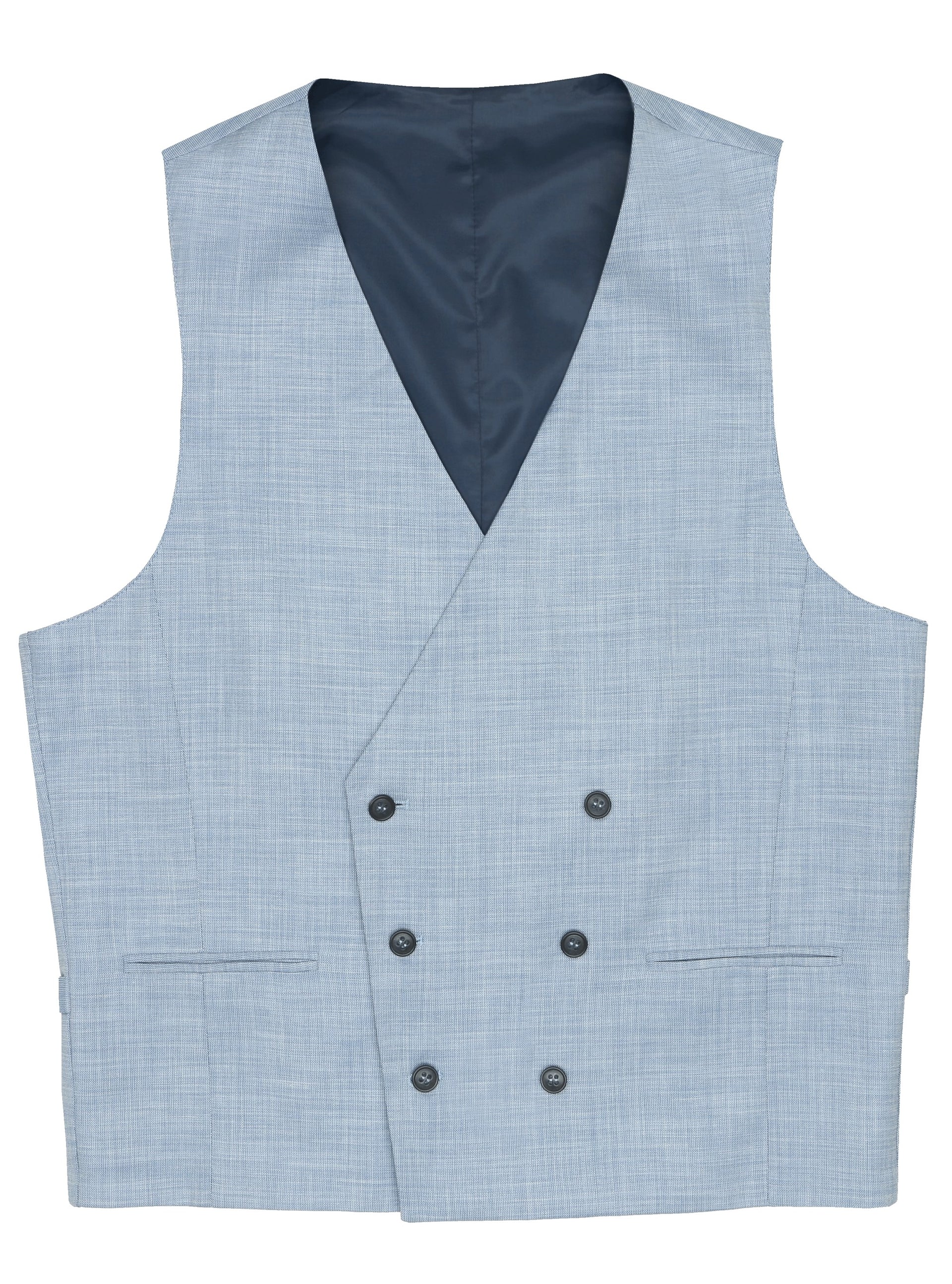 820 VEST PASTEL BLUE