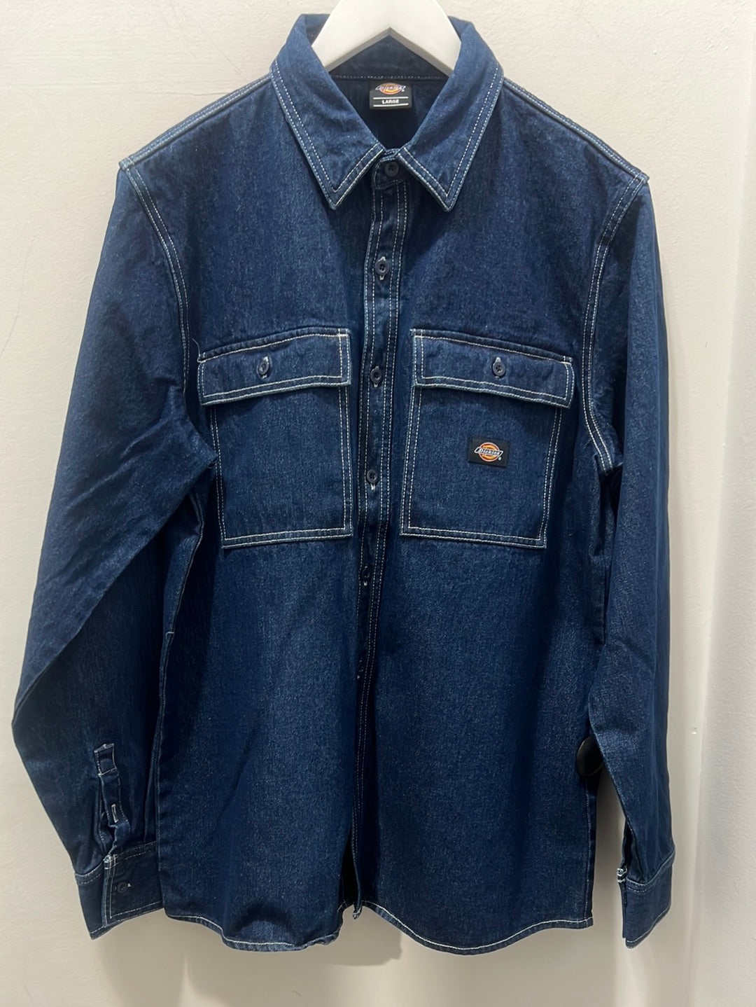 JACINTO DENIM LS SHIRT RINSED INDIGO