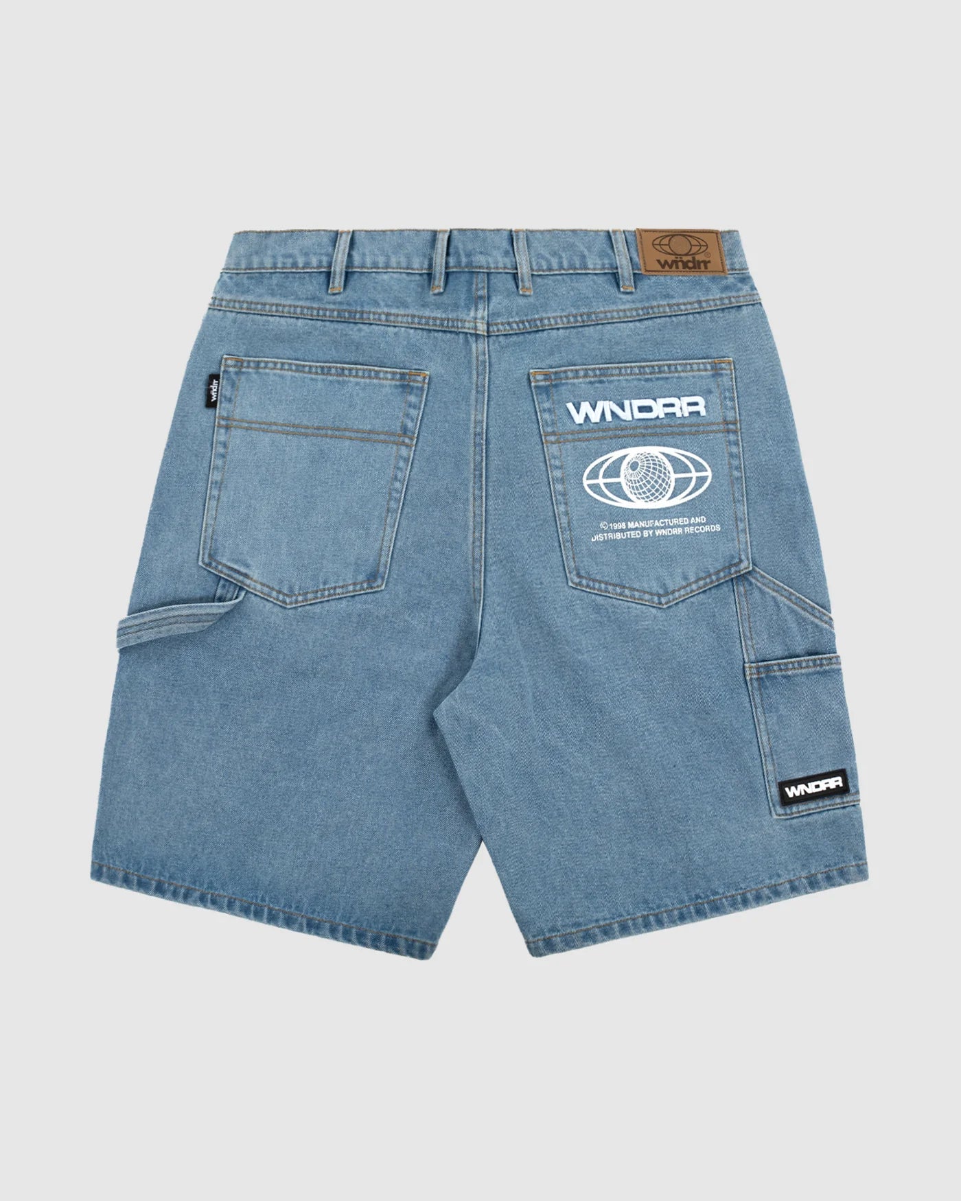 BOOSTER DENIM SHORT WASHED BLUE