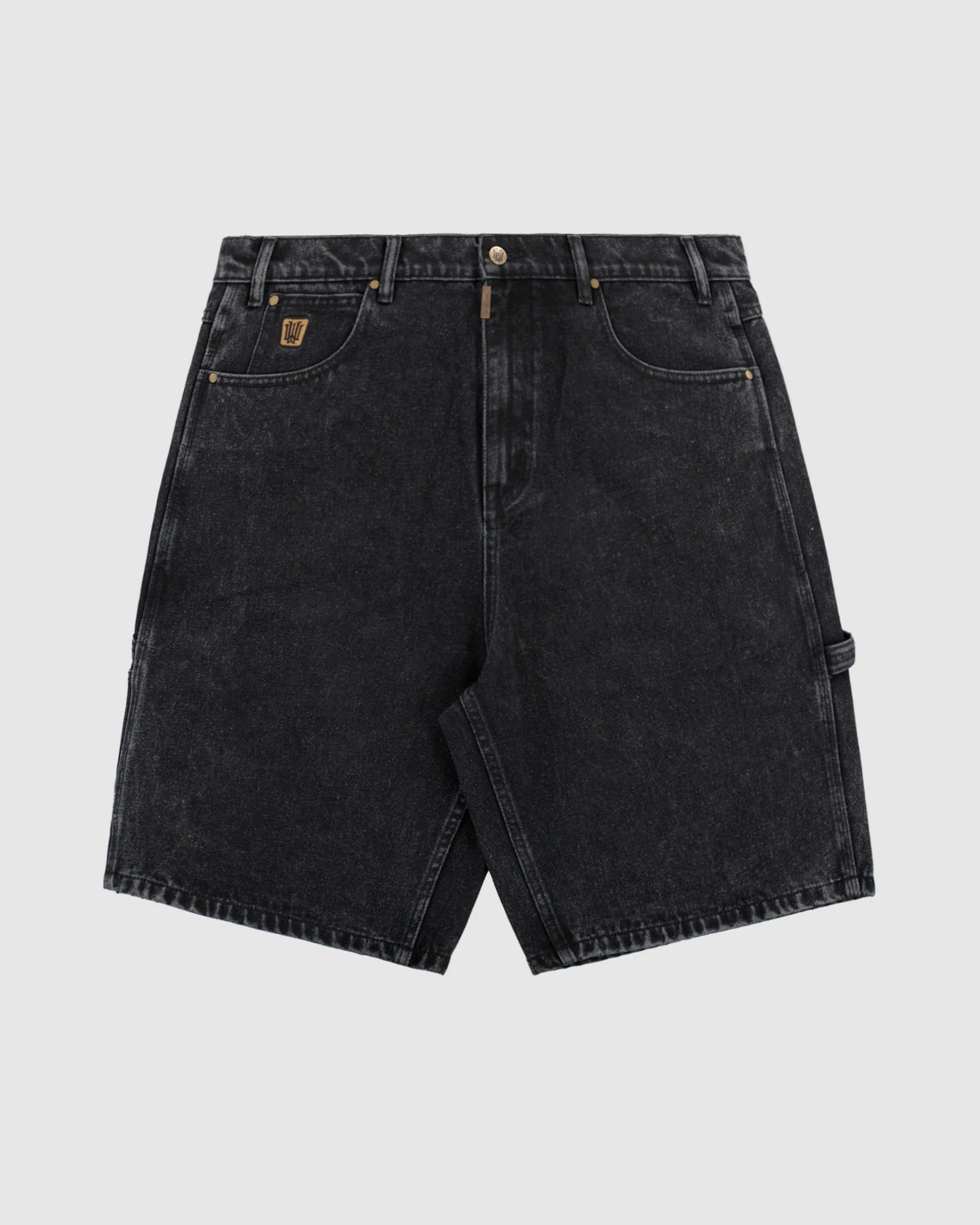 BOOSTER DENIM SHORT WASHED BLACK