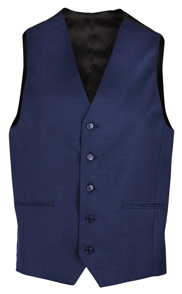 RYAN 106 WOOL VEST BLUE 15