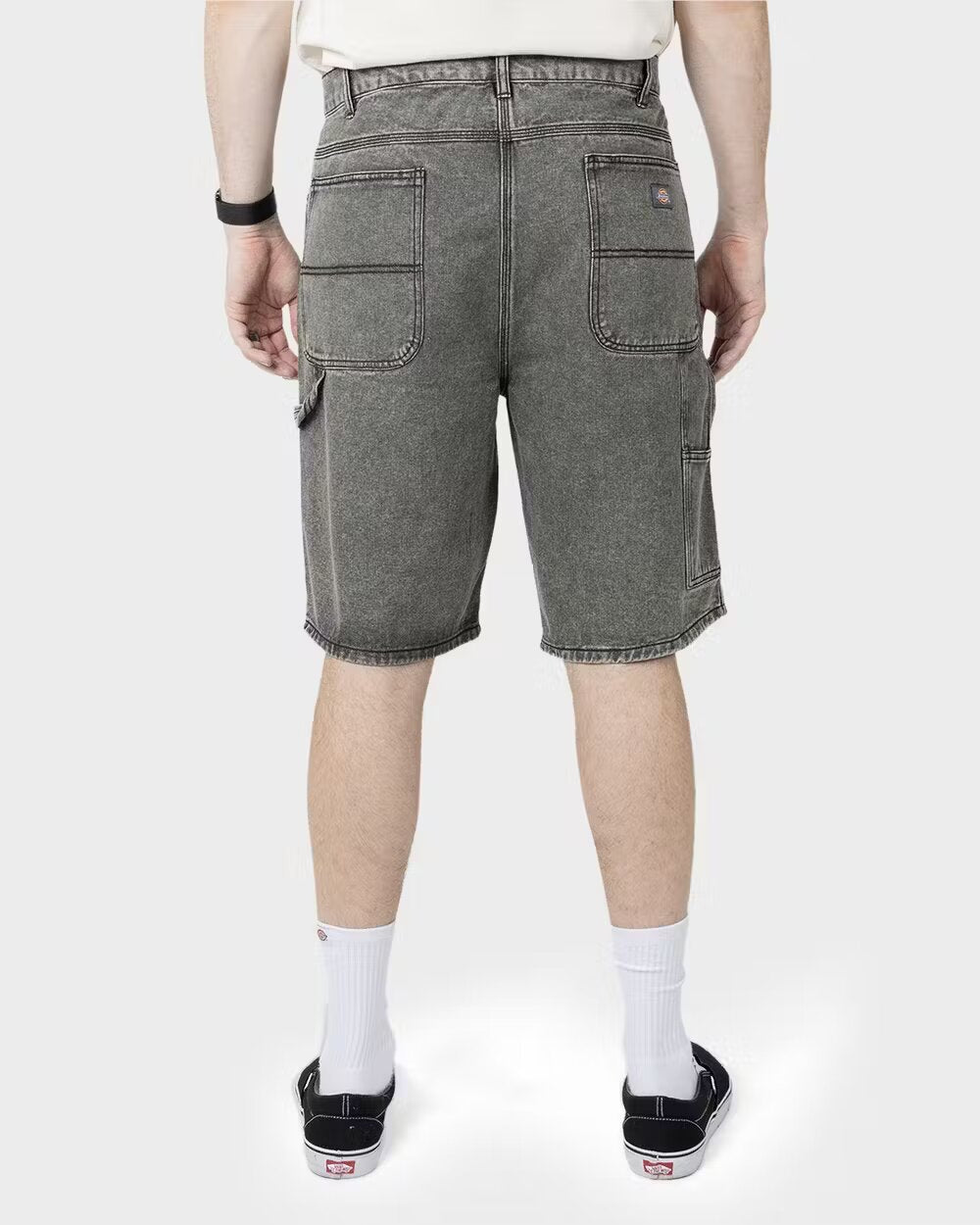 DX200 MIDWEIGHT CARPENTER DENIM SHORT CHARCOAL