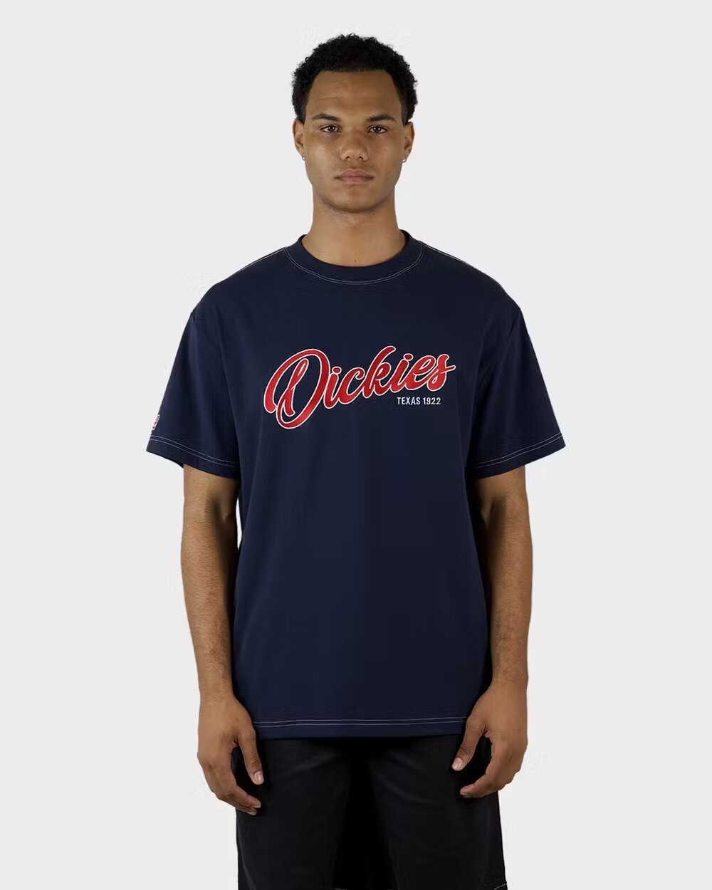 ARLINGTON DOUBLE 450 TEE DARK NAVY