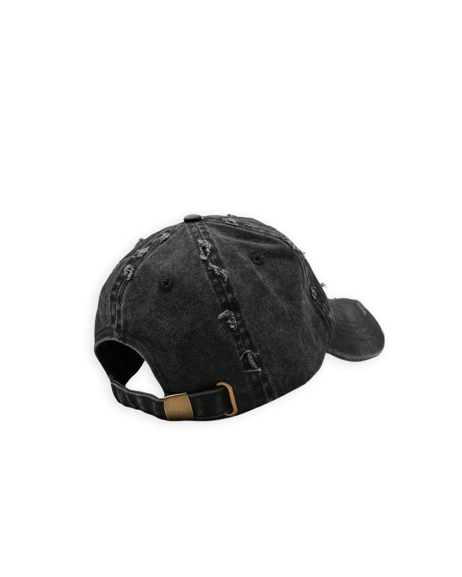 STXR DISTRESSED CAP WASHED BLACK