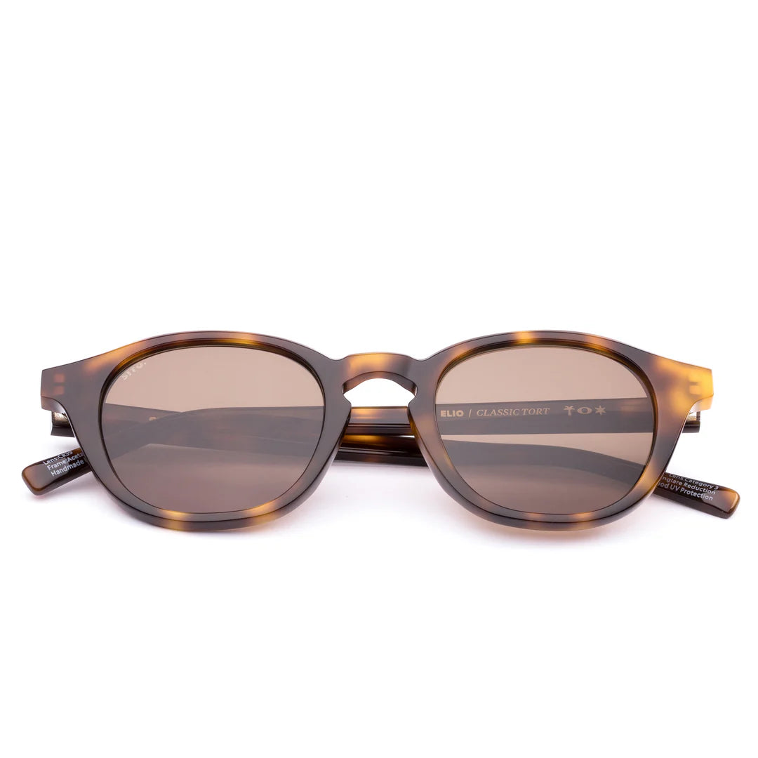 ELIO SUNGLASSES CLASSIC TORT/COFFEE
