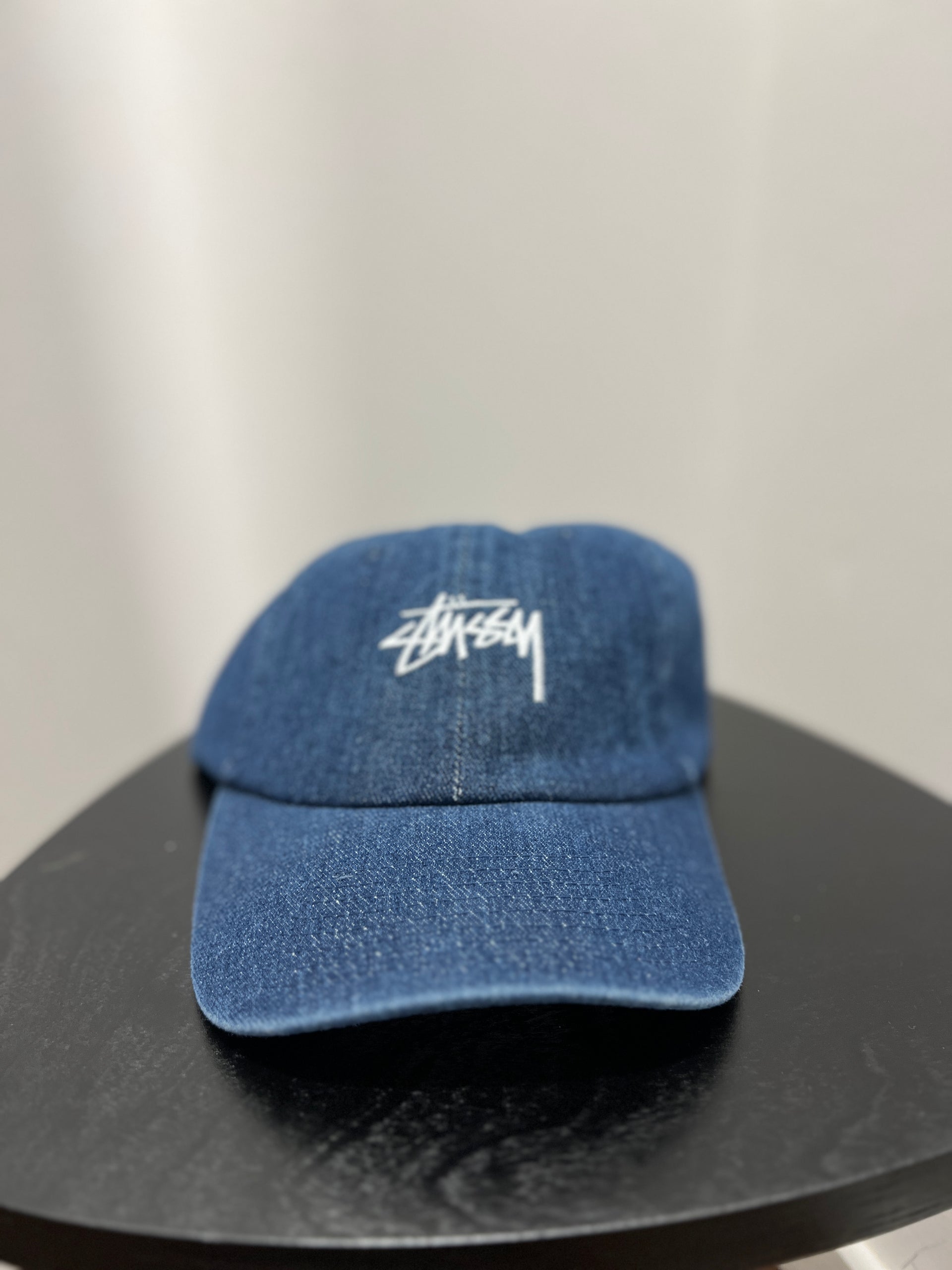 STOCK LOW PRO CAP WASHED NAVY DENIM