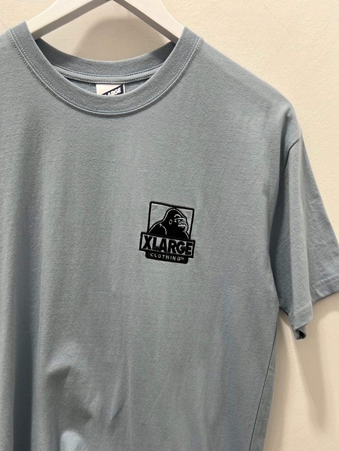 91 LCD EMB SS TEE - SLATE BLUE