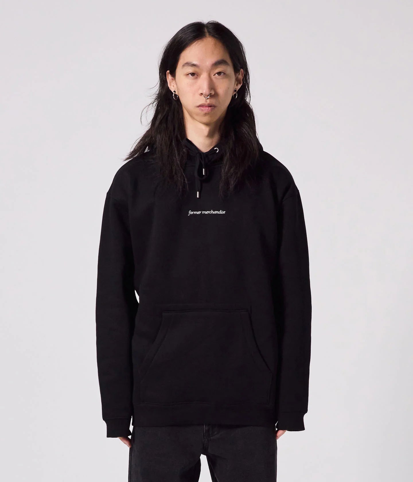 DISTORT HOOD BLACK