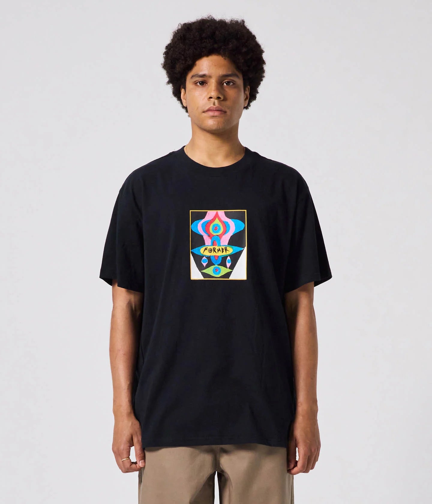 DROID PASTEL TEE BLACK