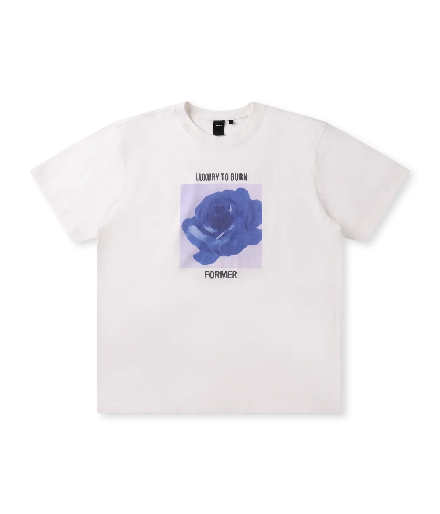 ANOTHER FLOWER TEE OYSTER