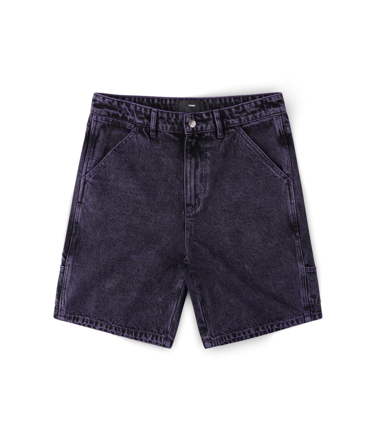 DISTEND DENIM WALKSHORT WASHED PURPLE