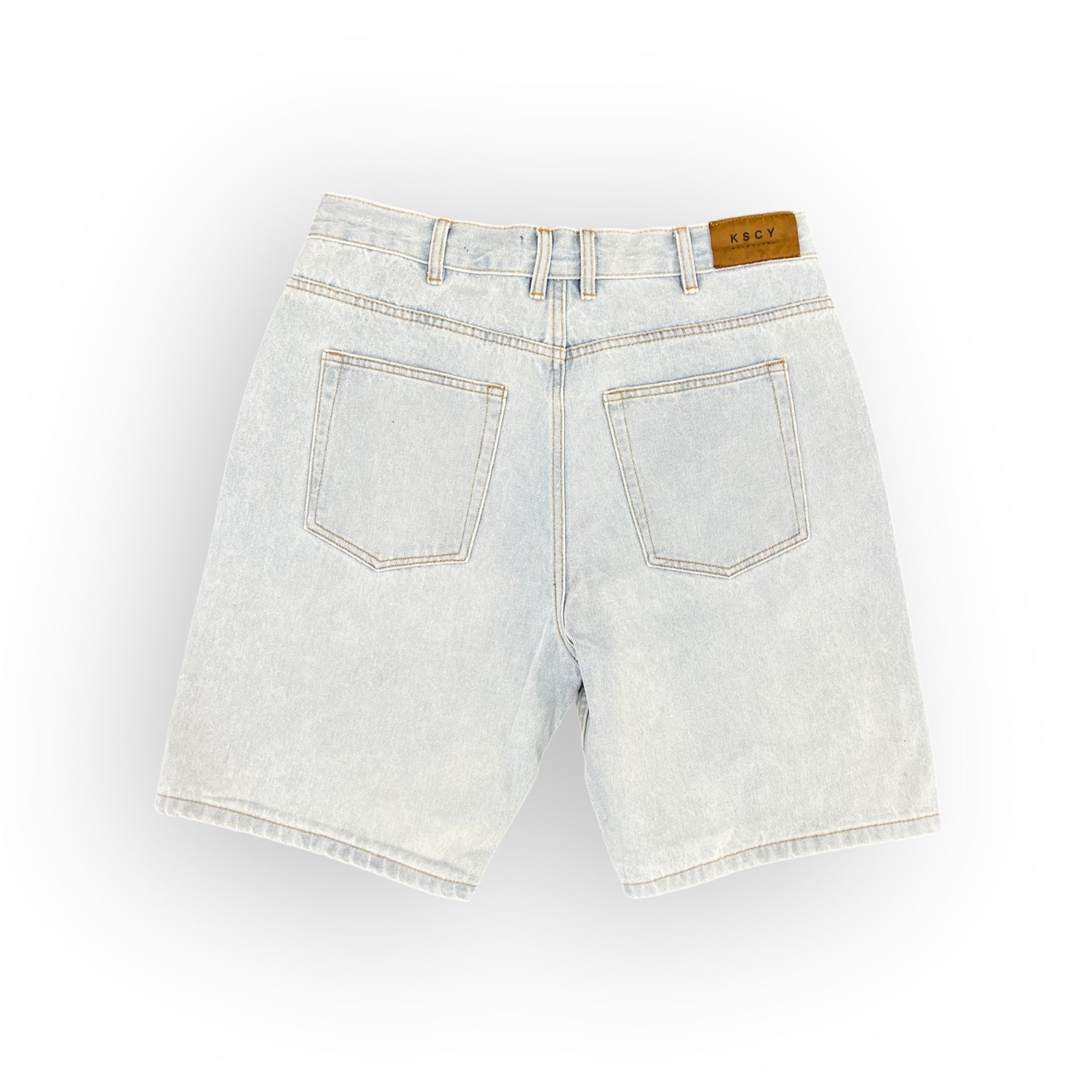 HYSON BAGGY DENIM SHORTS LIGHT BLUE