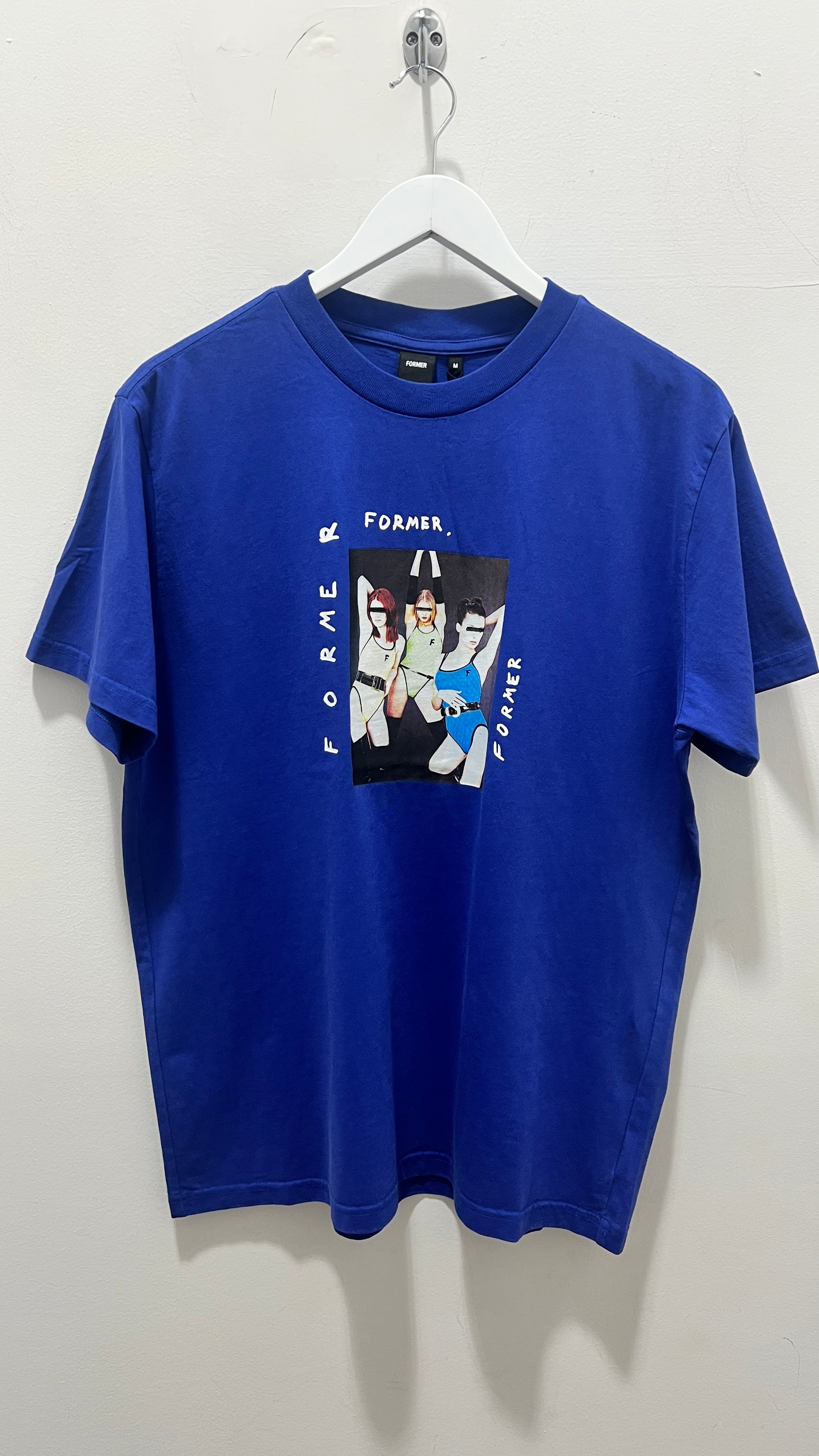 GIRL BAND TEE DEEP COBALT