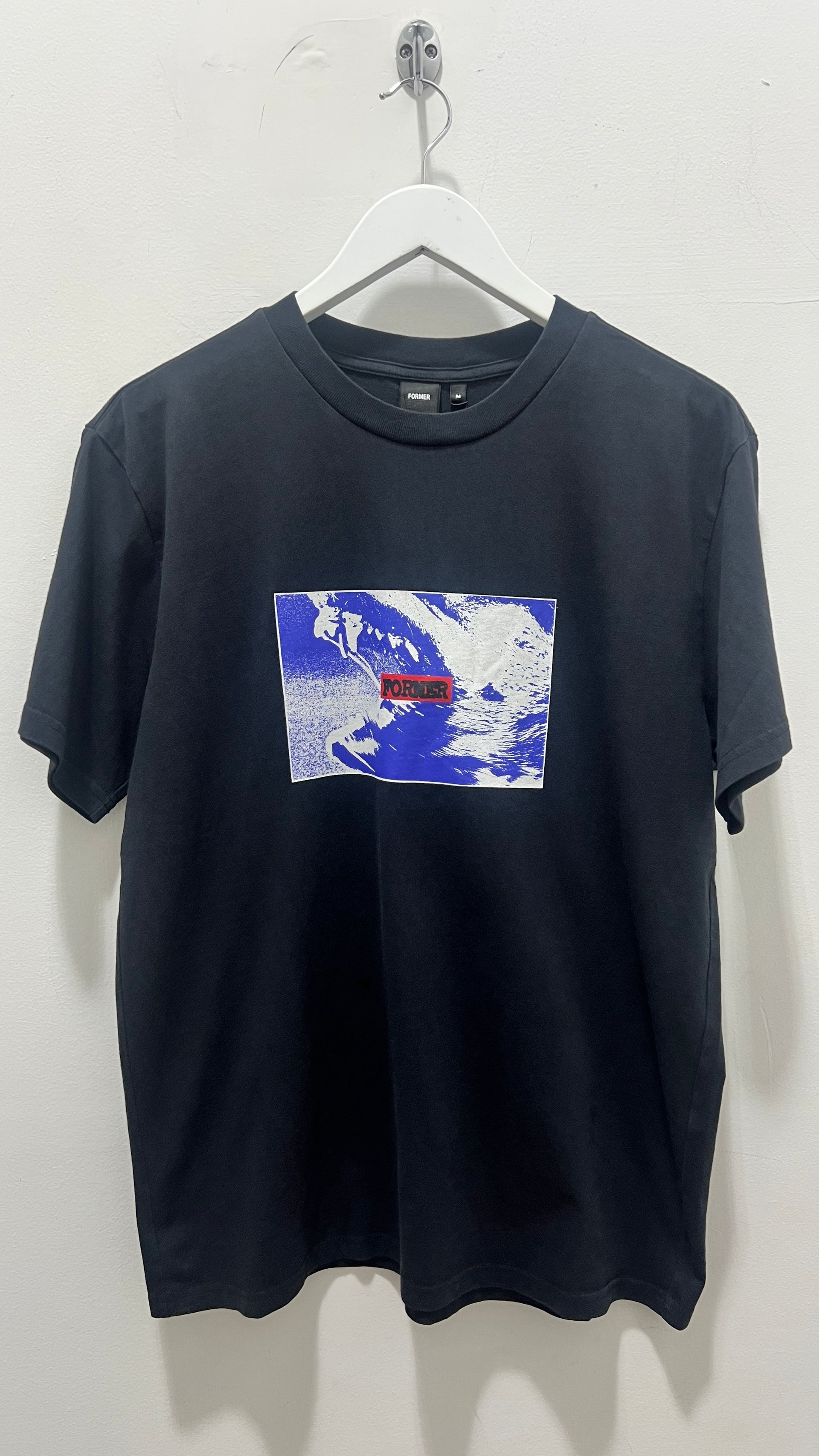 STRAY TEE WASHED BLACK